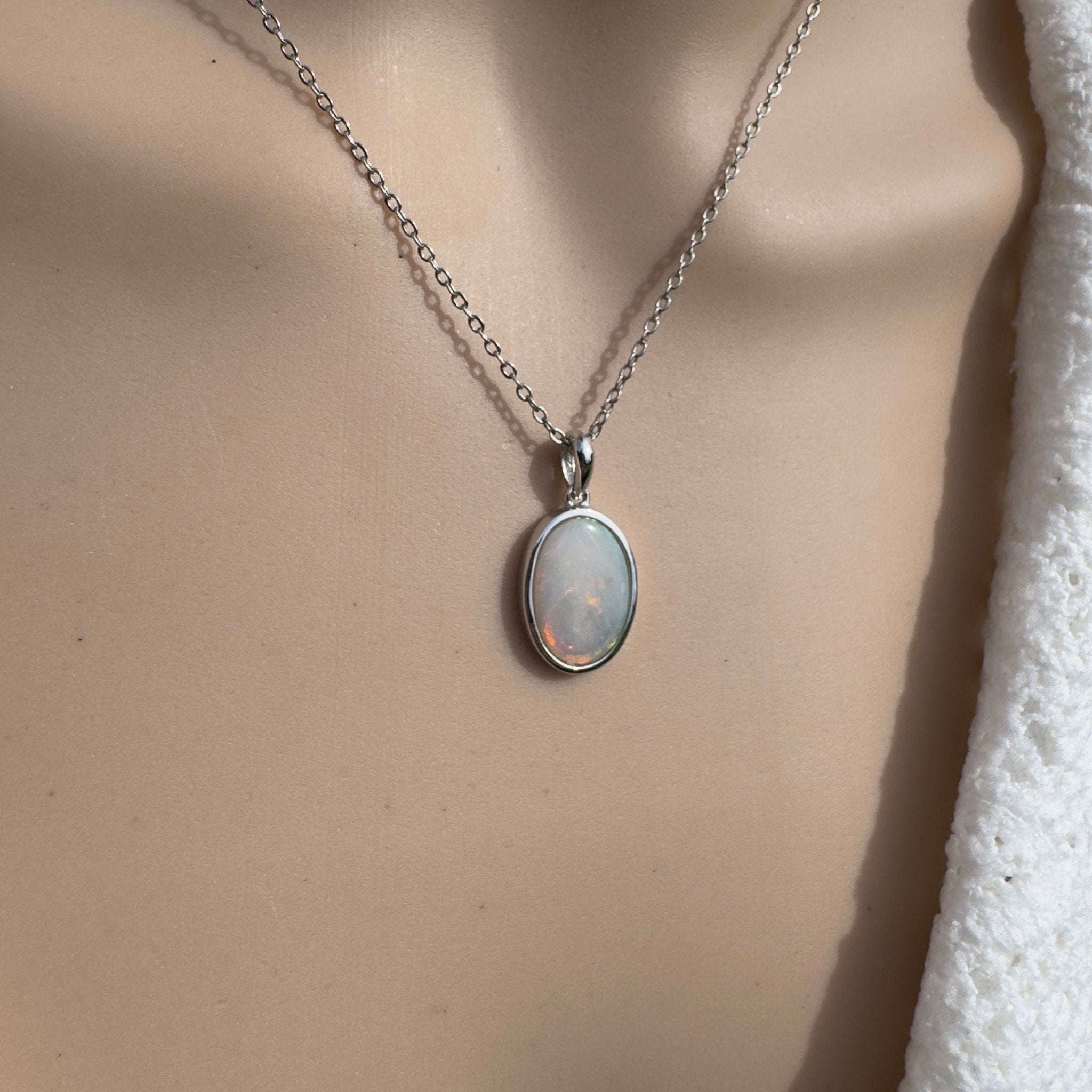 2.9ct Coober Pedy Opal Pendant Necklace ~ 'Karijini Sun' | 925 Sterling Silver | Solid Australian Opal