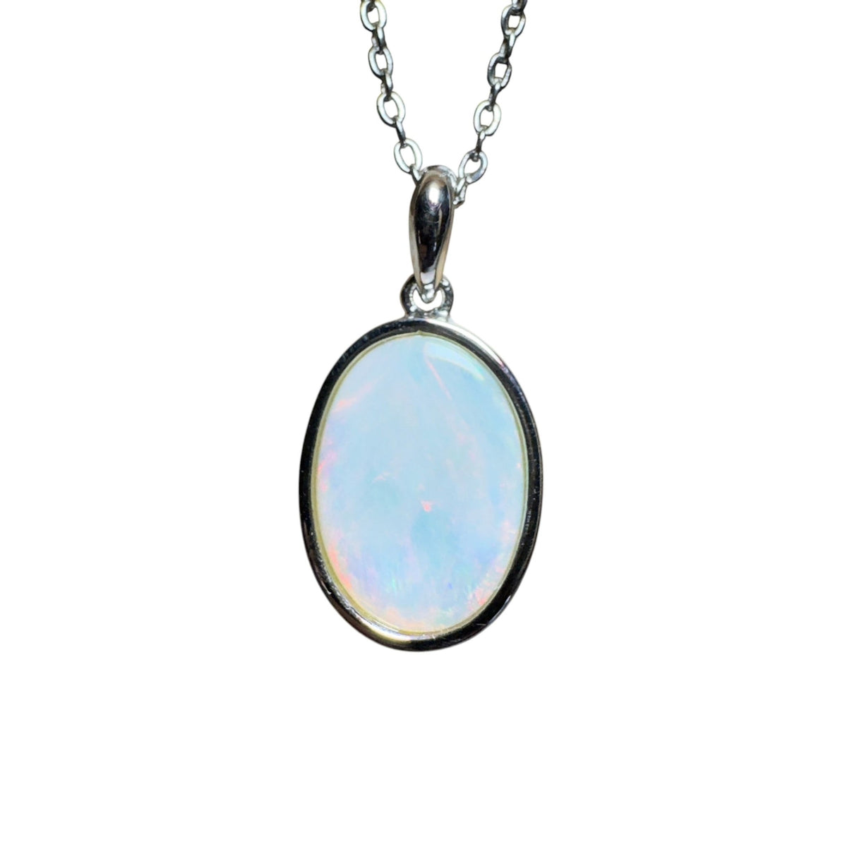 2.9ct Coober Pedy Opal Pendant Necklace ~ 'Karijini Sun' | 925 Sterling Silver | Solid Australian Opal