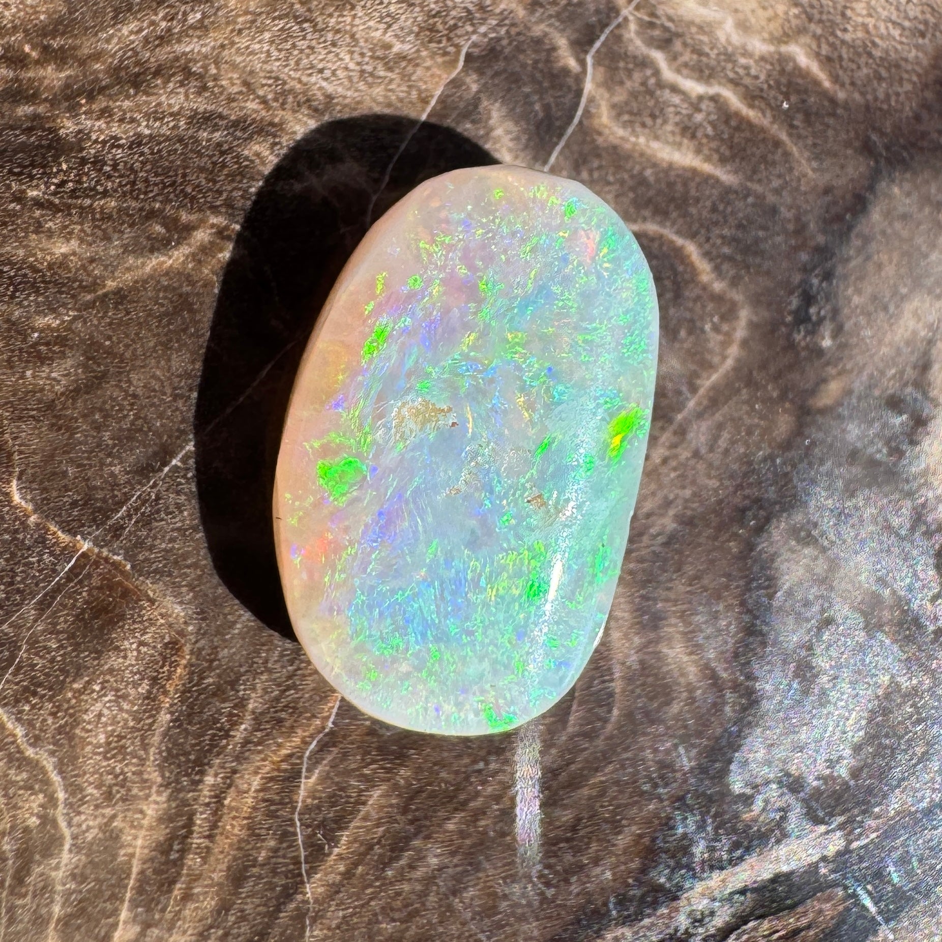 2.9ct Lightning Ridge Freeform Opal | Solid Australian Opal | Hand-Cut