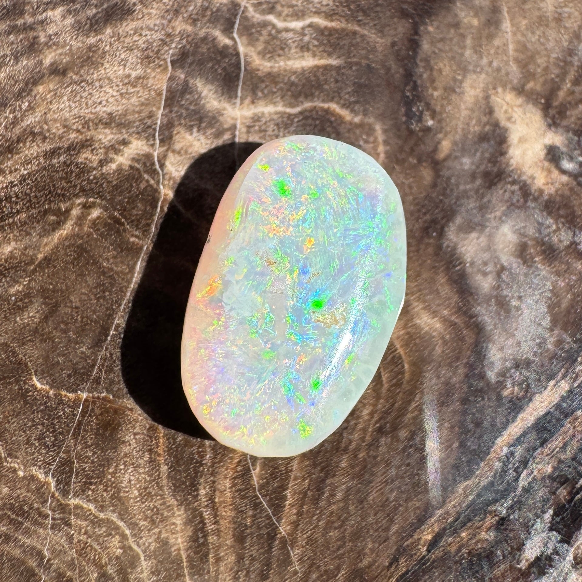 2.9ct Lightning Ridge Freeform Opal | Solid Australian Opal | Hand-Cut