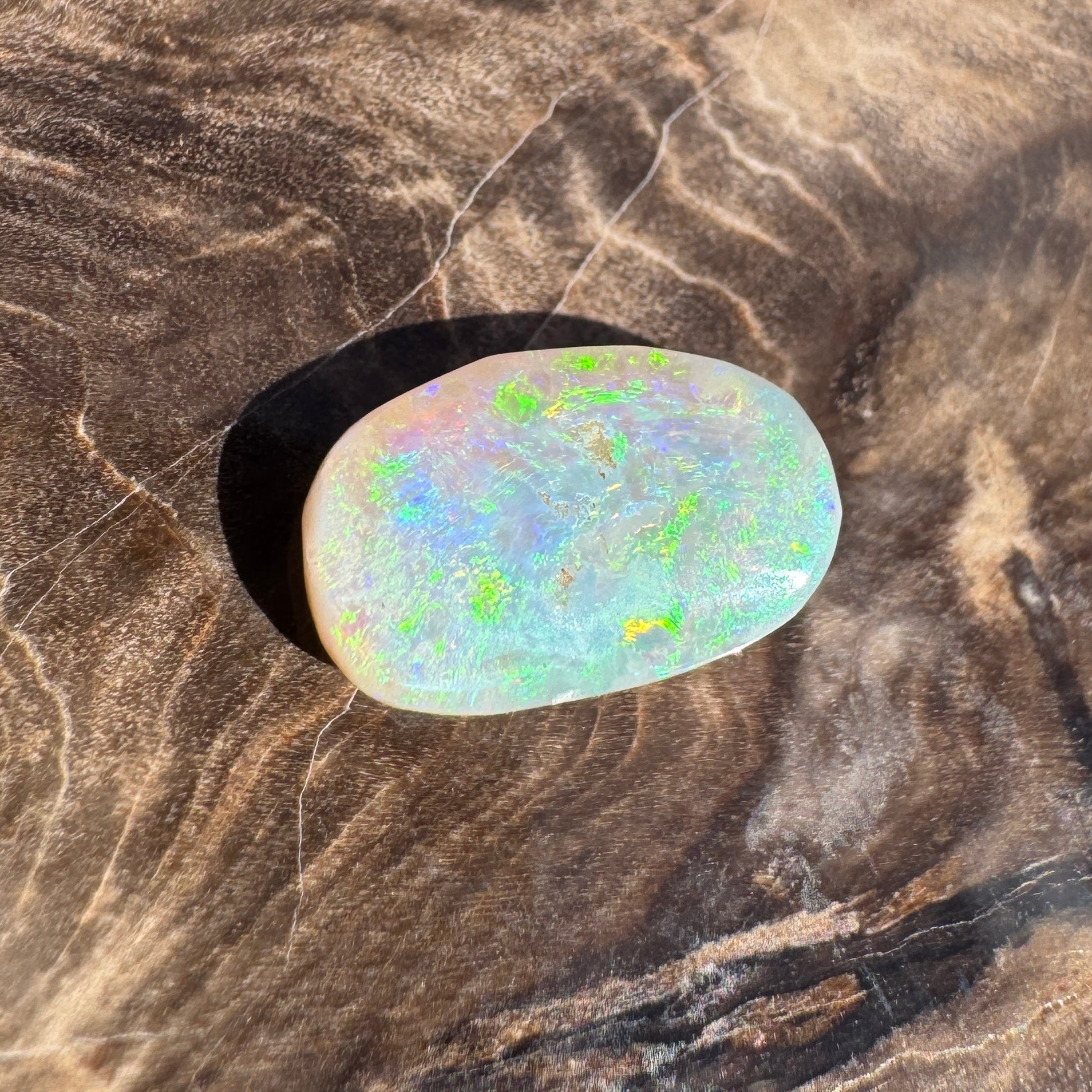 2.9ct Lightning Ridge Freeform Opal | Solid Australian Opal | Hand-Cut
