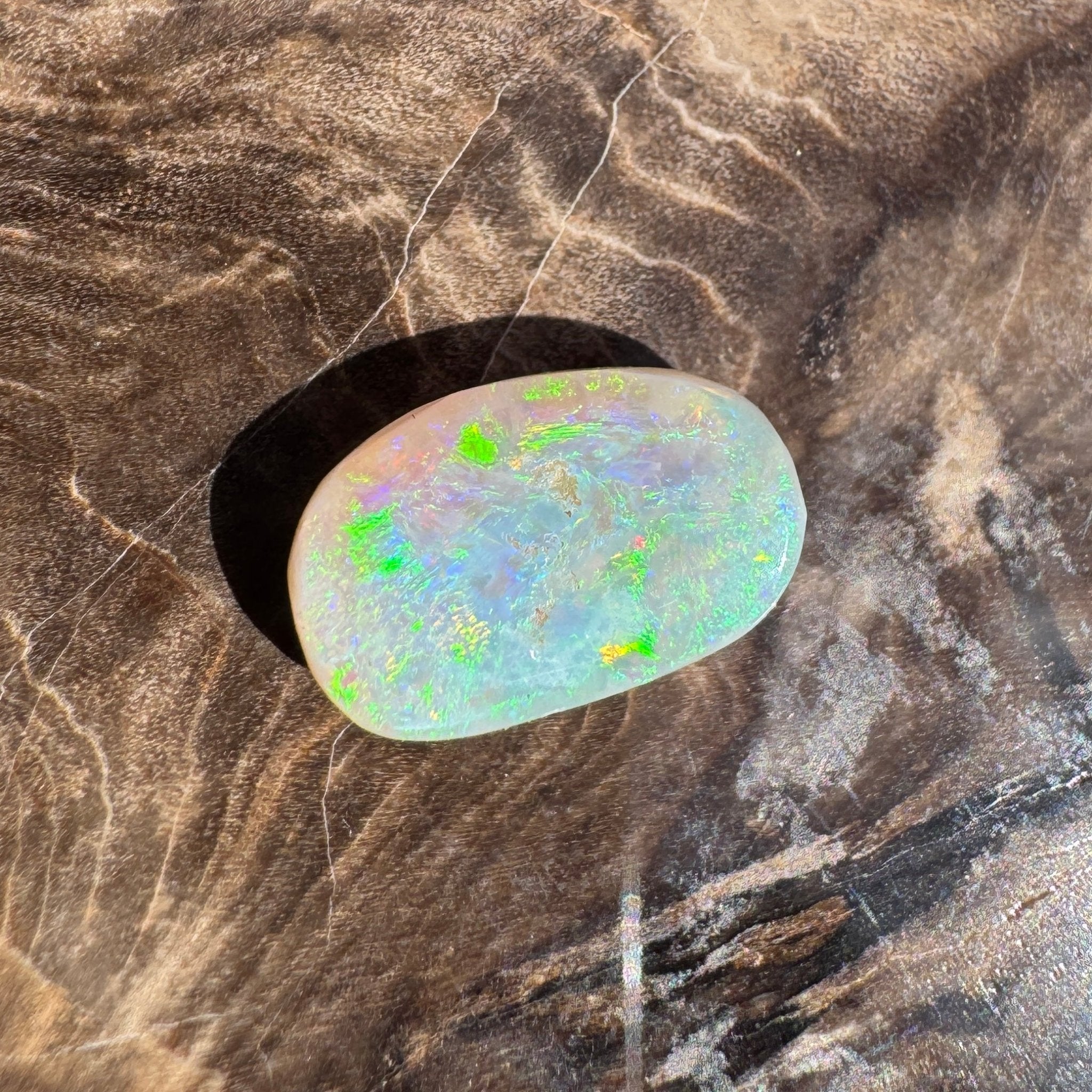 2.9ct Lightning Ridge Freeform Opal | Solid Australian Opal | Hand-Cut