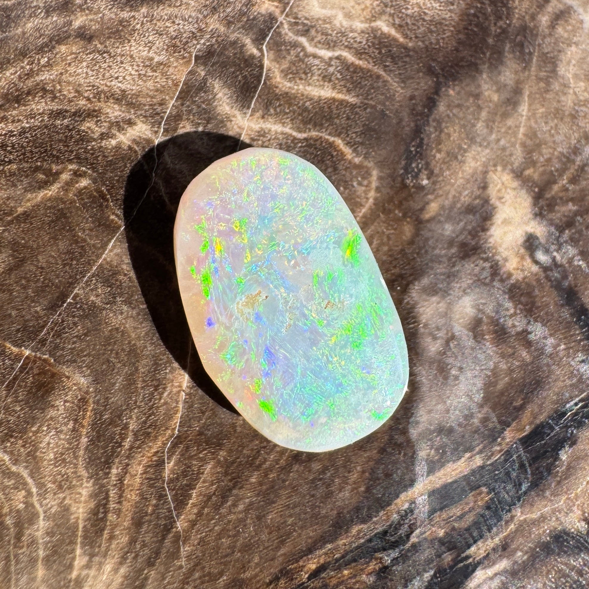 2.9ct Lightning Ridge Freeform Opal | Solid Australian Opal | Hand-Cut