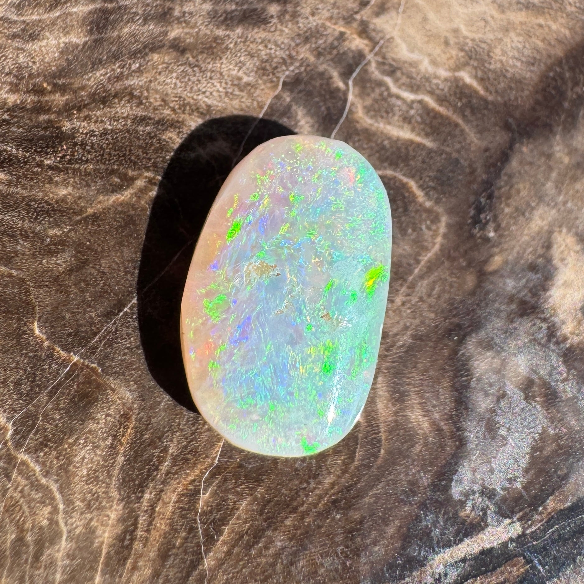 2.9ct Lightning Ridge Freeform Opal | Solid Australian Opal | Hand-Cut