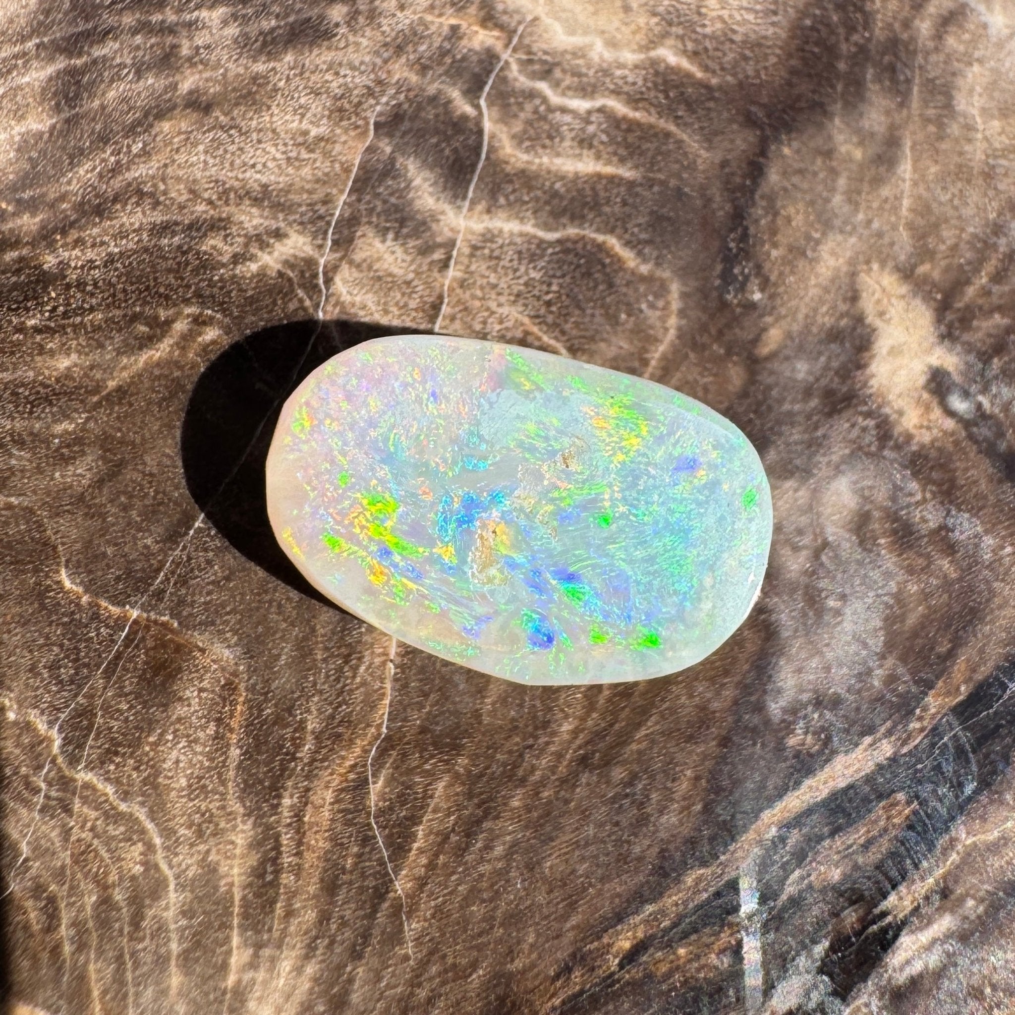 2.9ct Lightning Ridge Freeform Opal | Solid Australian Opal | Hand-Cut