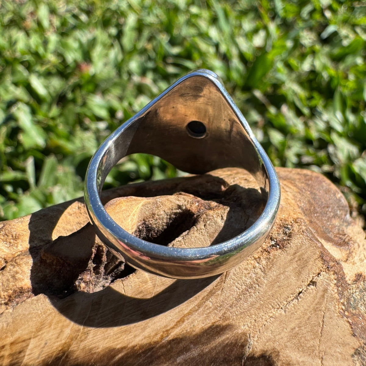 2ct Lightning Ridge Black Opal Ring ~ 'Mount Field Midnight' | 925 Sterling Silver | Solid Australian Opal