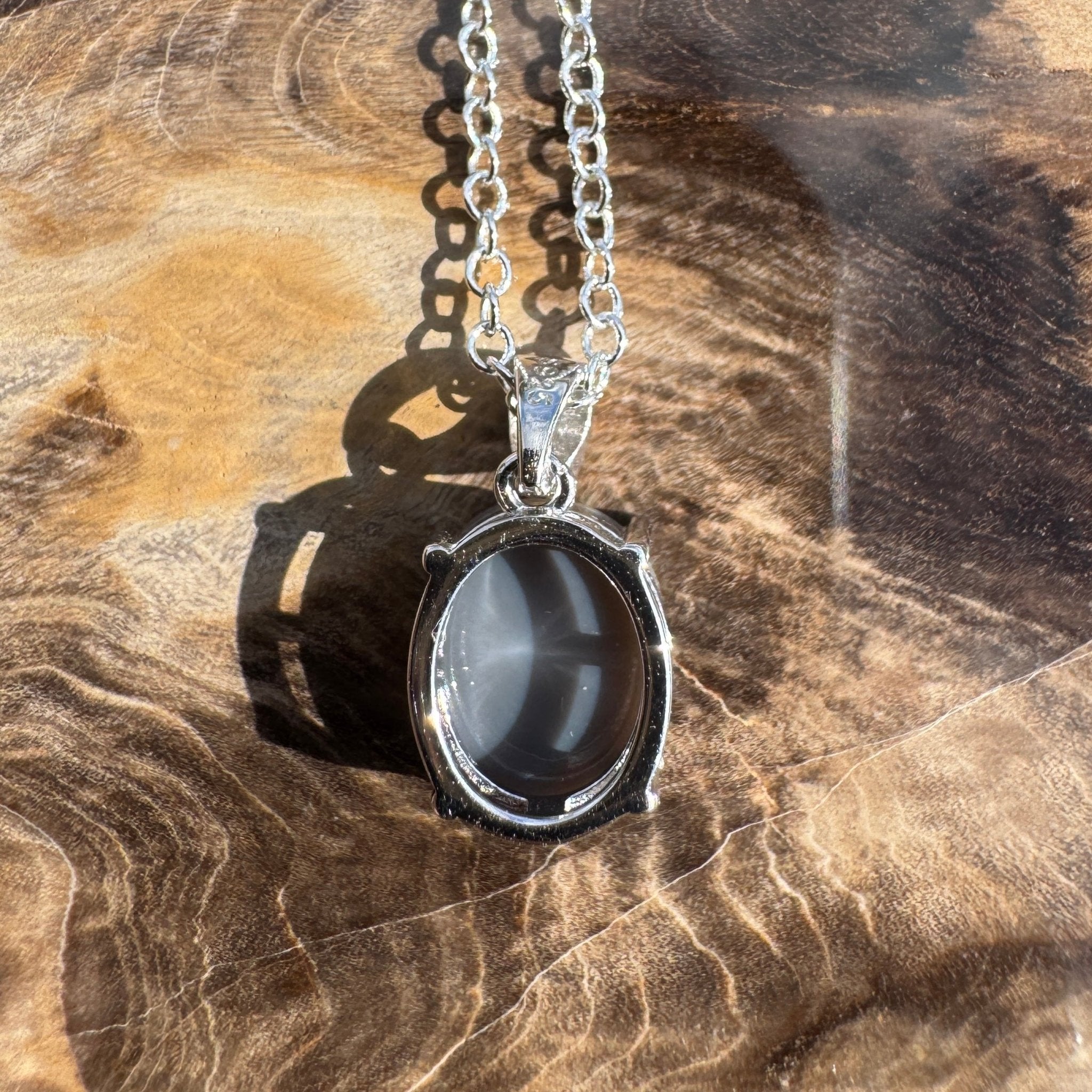 2ct Lightning Ridge Opal Pendant Necklace ~ 'Desert Prism' | 925 Sterling Silver | Solid Australian Opal