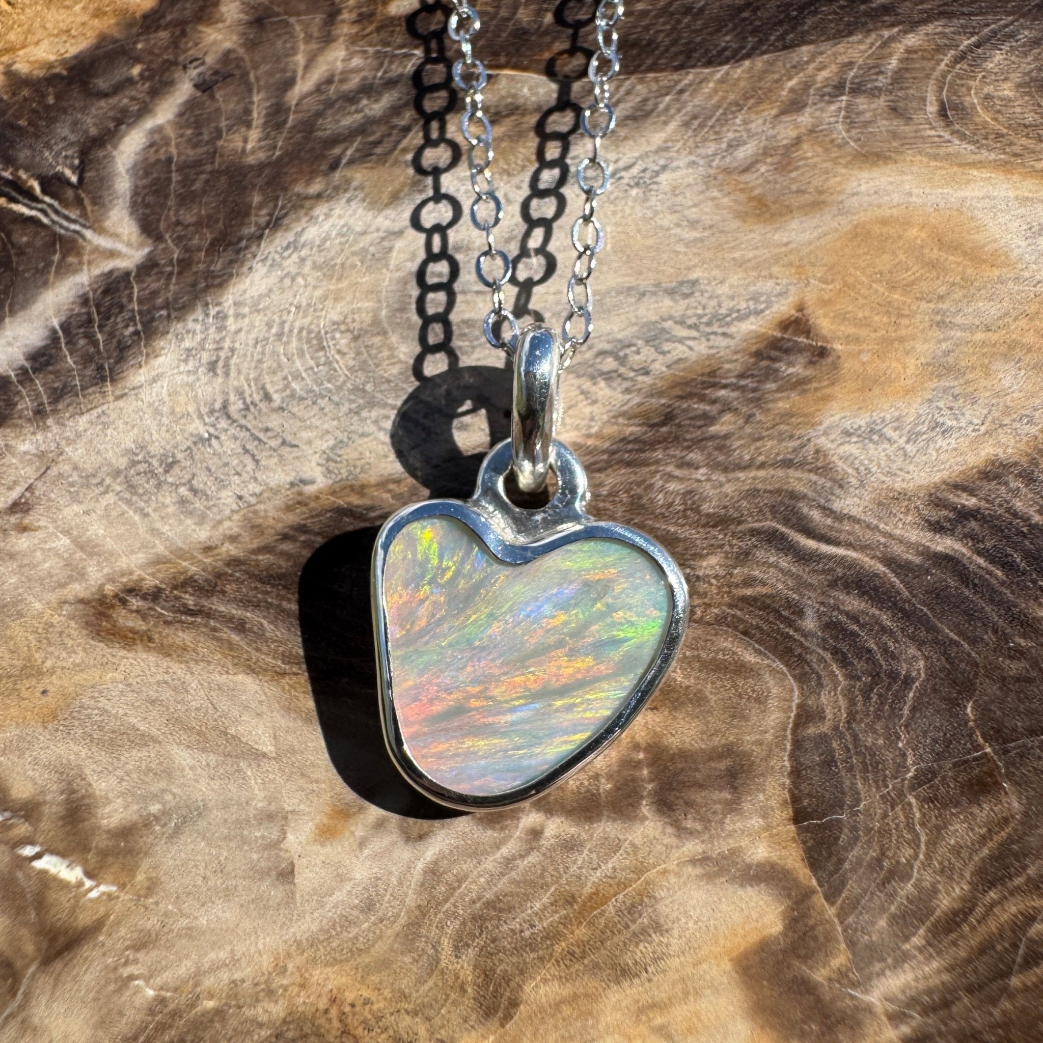 2ct Lightning Ridge Opal Pendant Necklace ~ 'Millaa Millaa Magic' | 925 Sterling Silver | Solid Australian Opal