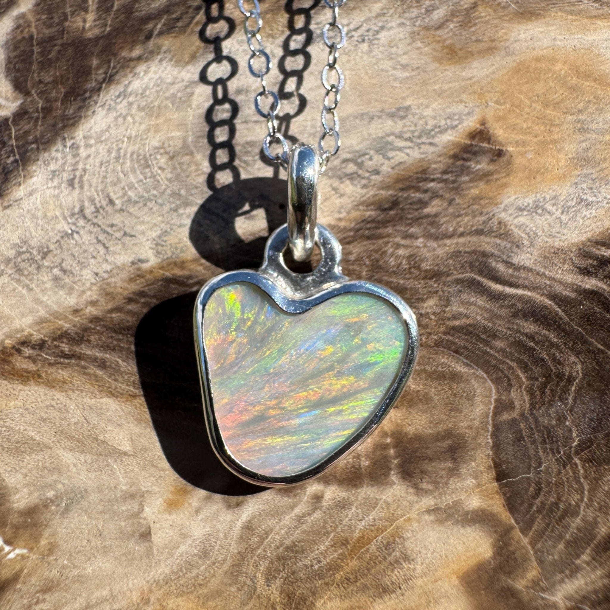 2ct Lightning Ridge Opal Pendant Necklace ~ 'Millaa Millaa Magic' | 925 Sterling Silver | Solid Australian Opal