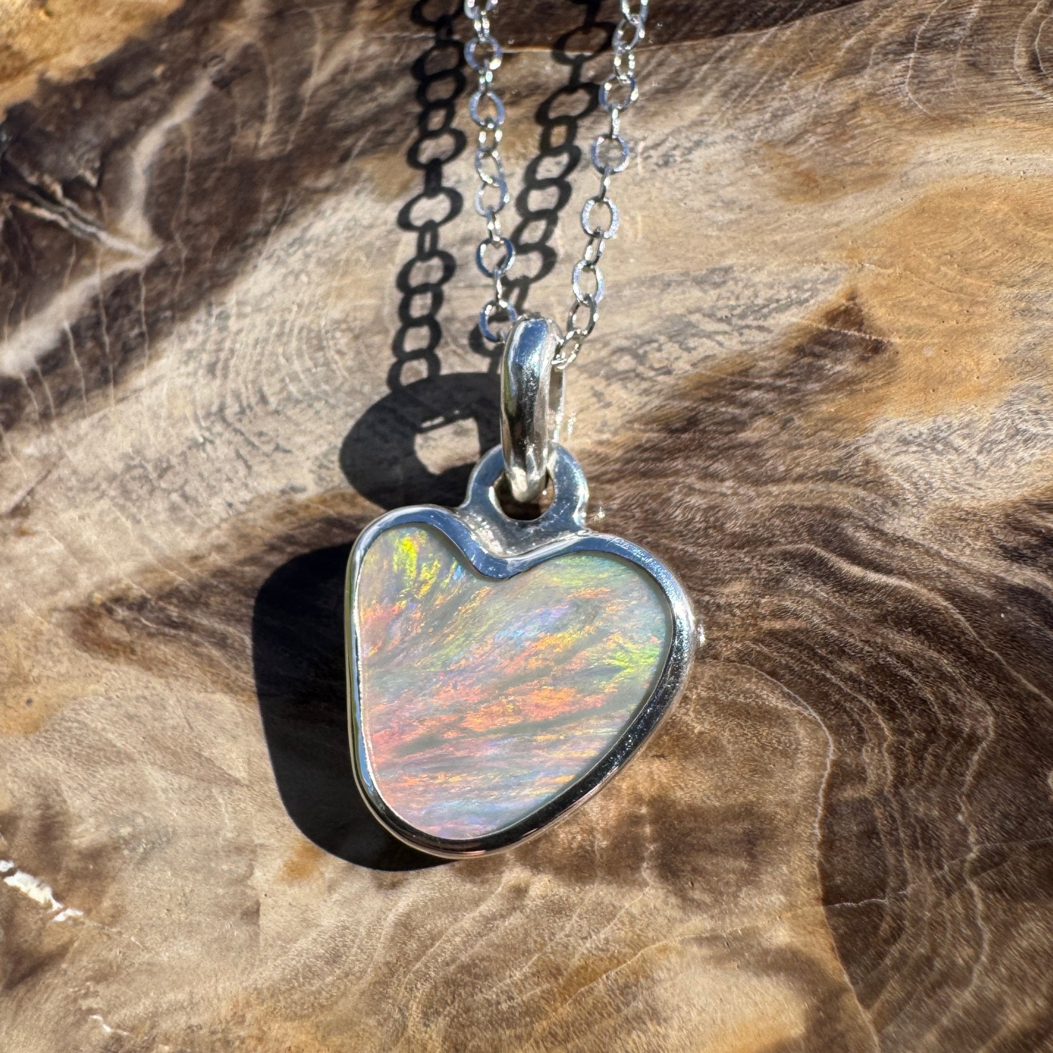2ct Lightning Ridge Opal Pendant Necklace ~ 'Millaa Millaa Magic' | 925 Sterling Silver | Solid Australian Opal
