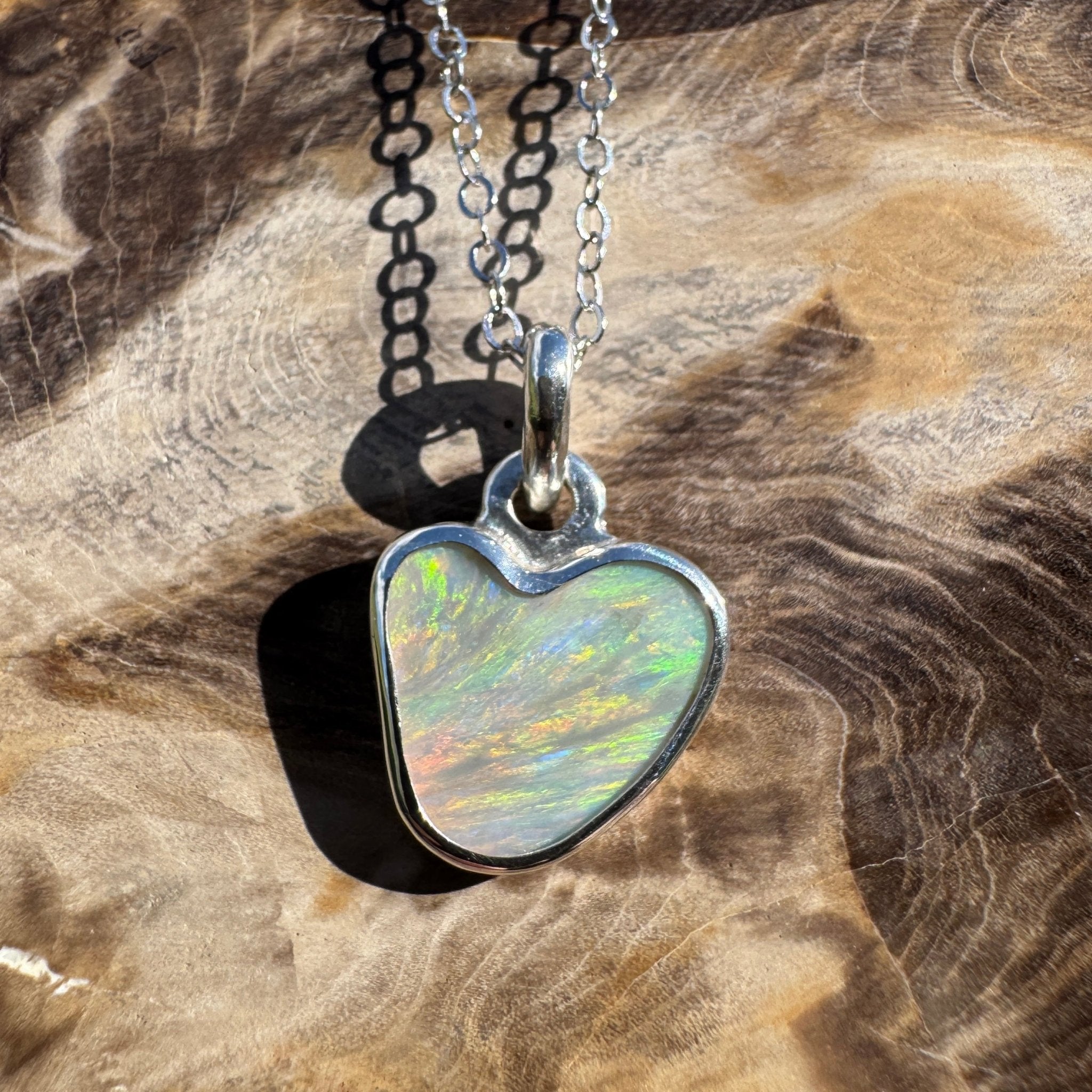 2ct Lightning Ridge Opal Pendant Necklace ~ 'Millaa Millaa Magic' | 925 Sterling Silver | Solid Australian Opal