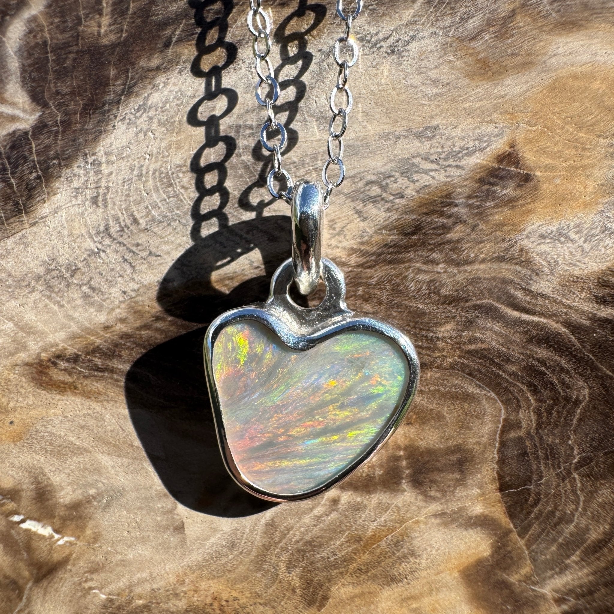 2ct Lightning Ridge Opal Pendant Necklace ~ 'Millaa Millaa Magic' | 925 Sterling Silver | Solid Australian Opal