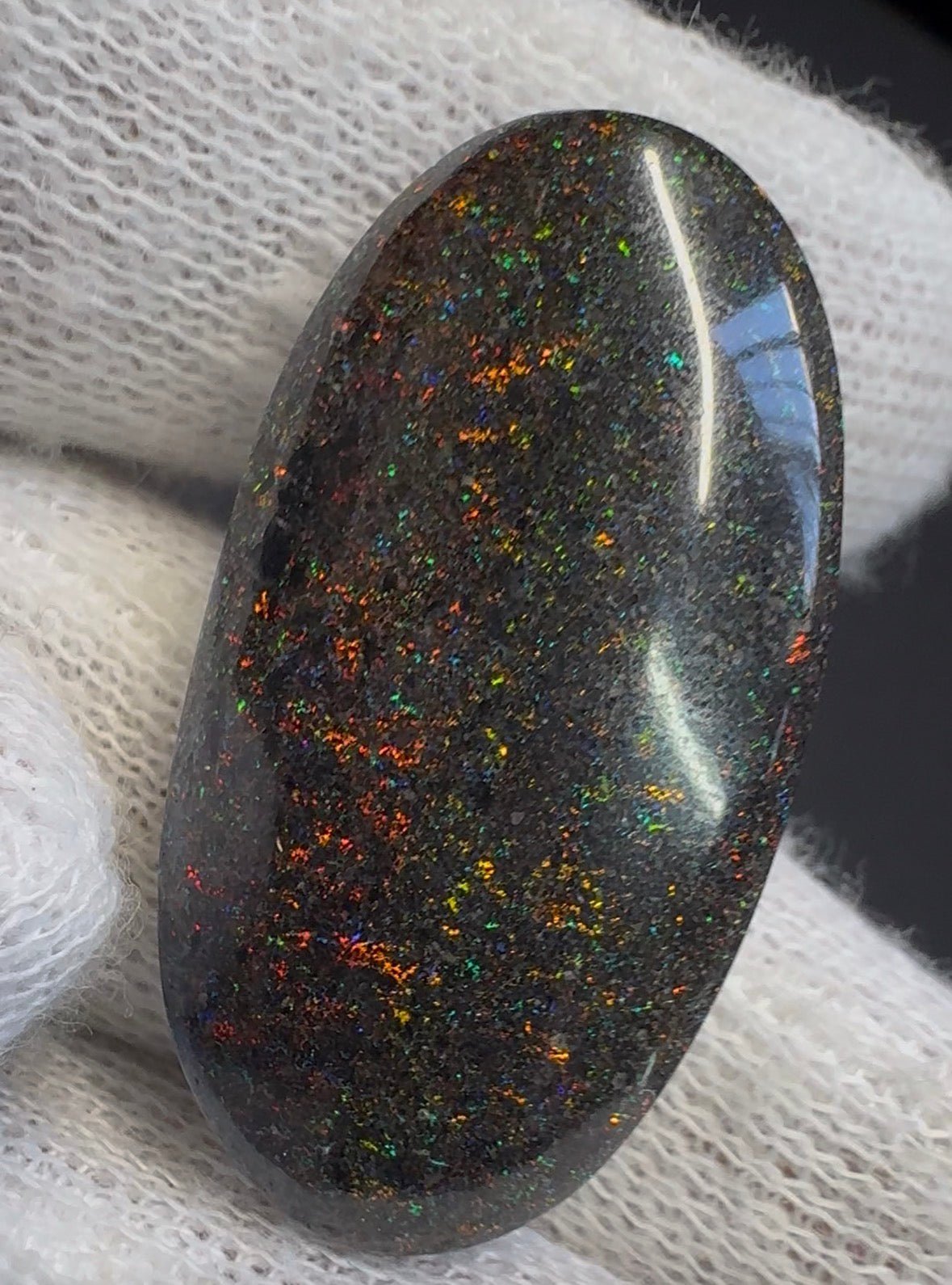 32.3ct Andamooka Matrix Opal | Solid Australian Opal | Hand-Cut
