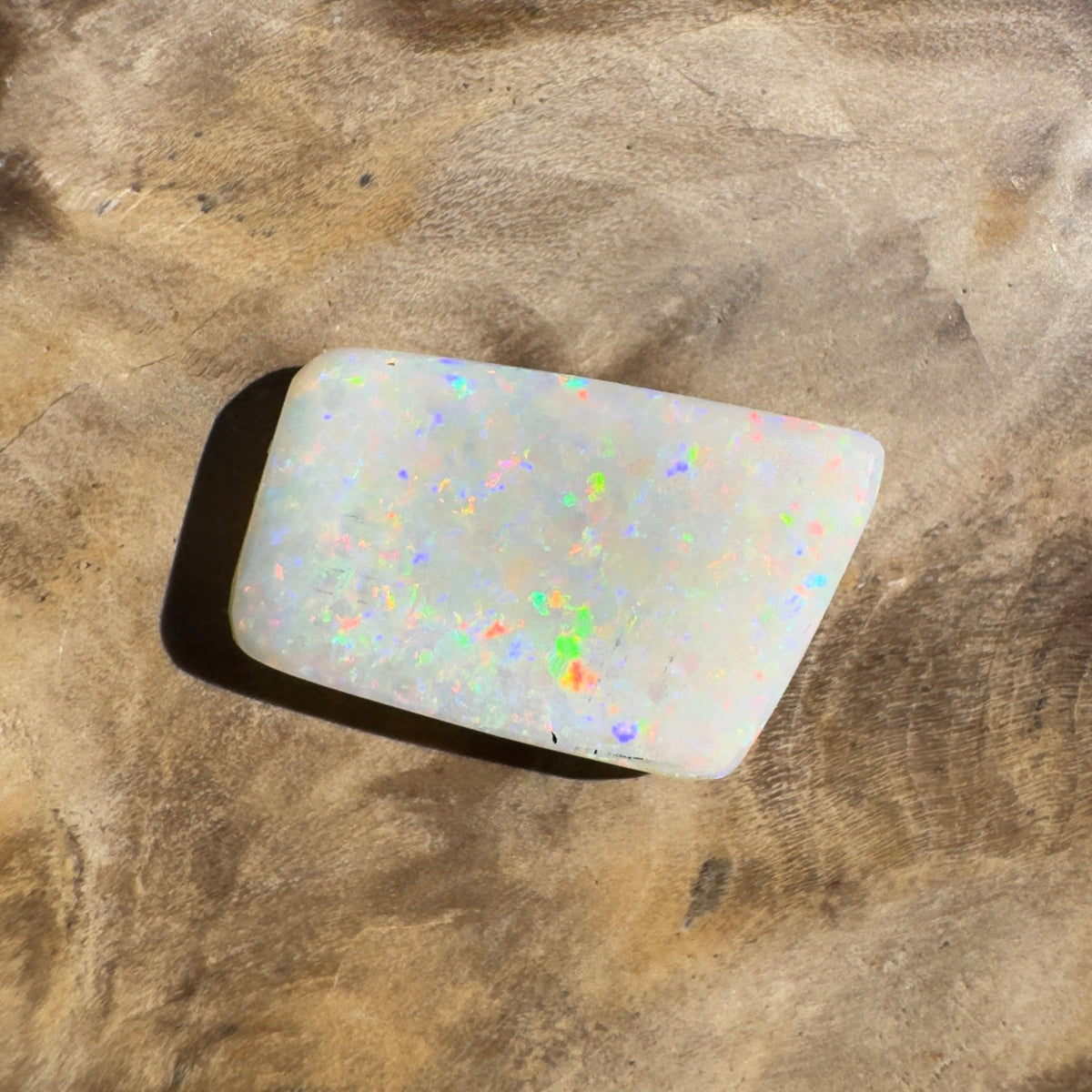 3.2ct Coober Pedy Opal | Solid Australian Opal | Hand-Cut