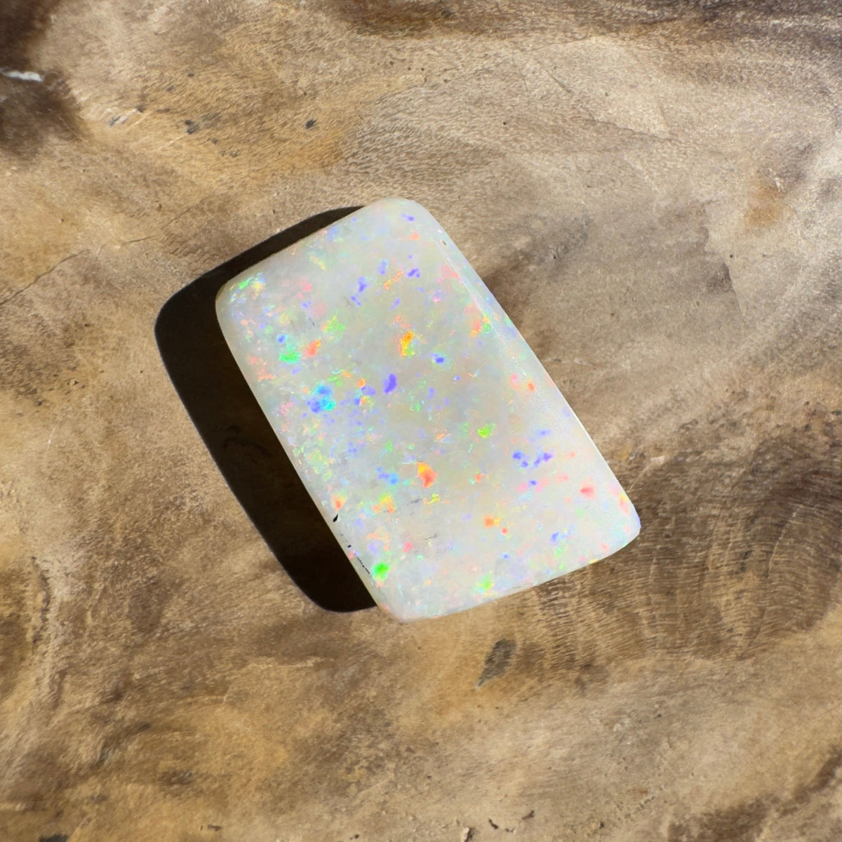 3.2ct Coober Pedy Opal | Solid Australian Opal | Hand-Cut