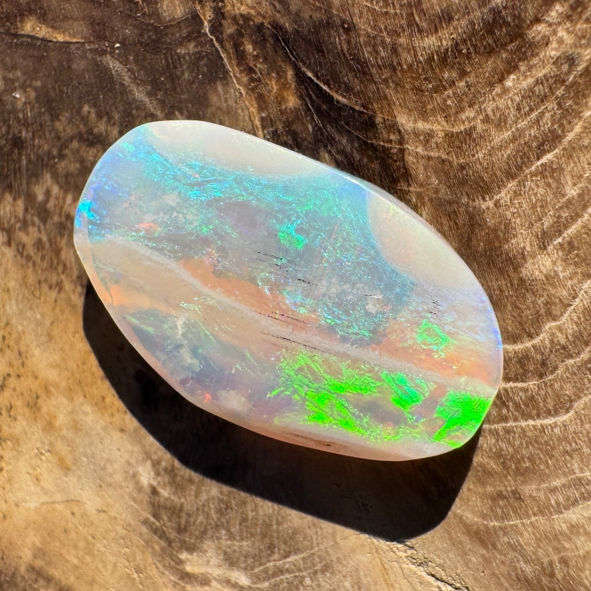 3.2ct Coober Pedy Opal | Solid Australian Opal | Hand-Cut