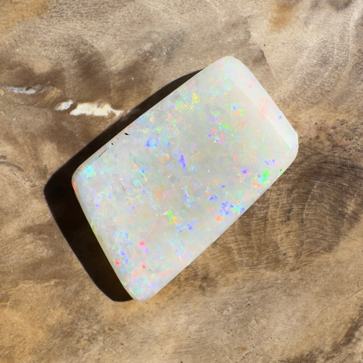 3.2ct Coober Pedy Opal | Solid Australian Opal | Hand-Cut