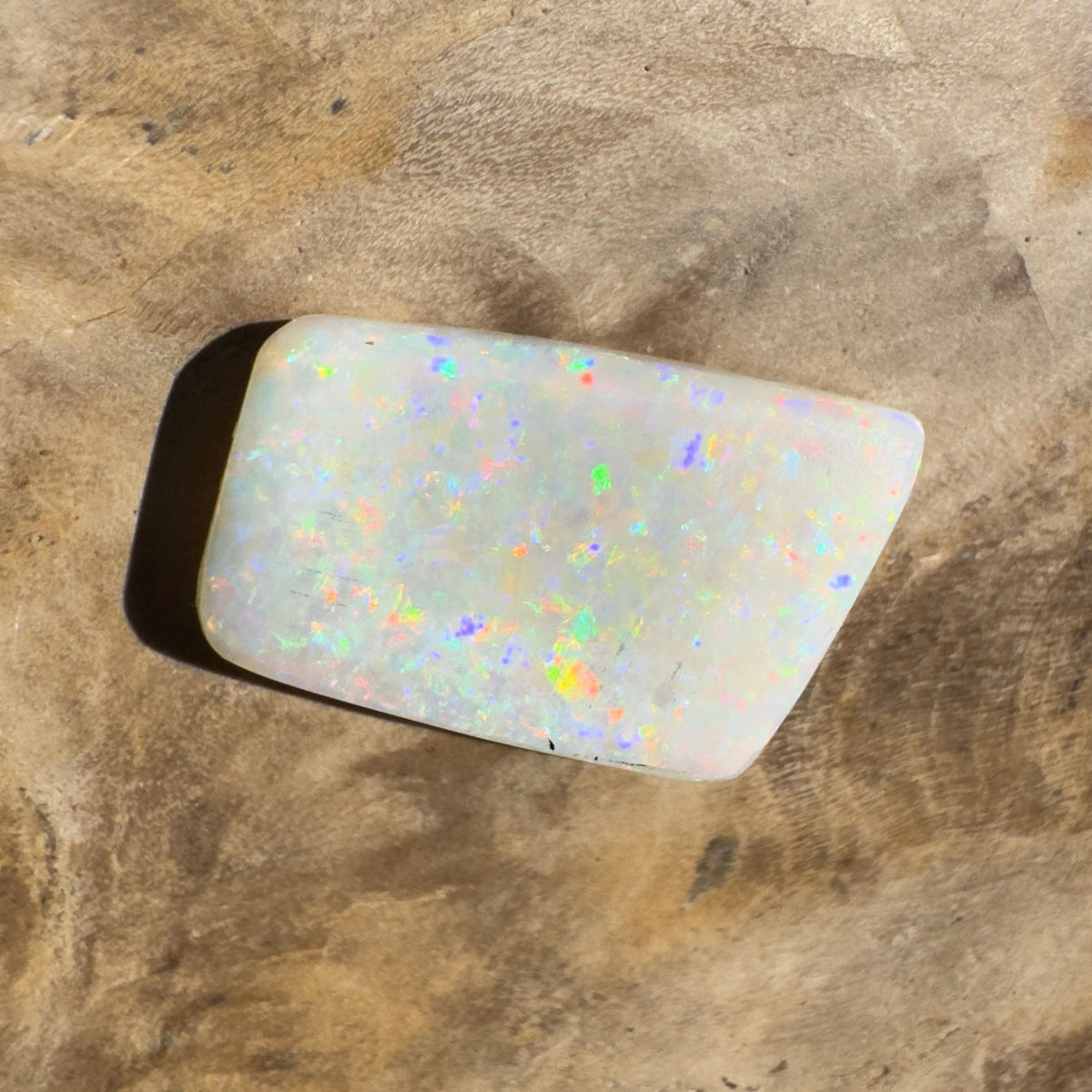 3.2ct Coober Pedy Opal | Solid Australian Opal | Hand-Cut