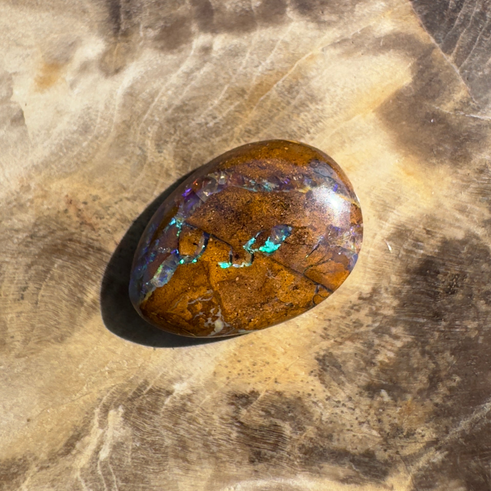 3.2ct Solid Queensland Boulder Opal