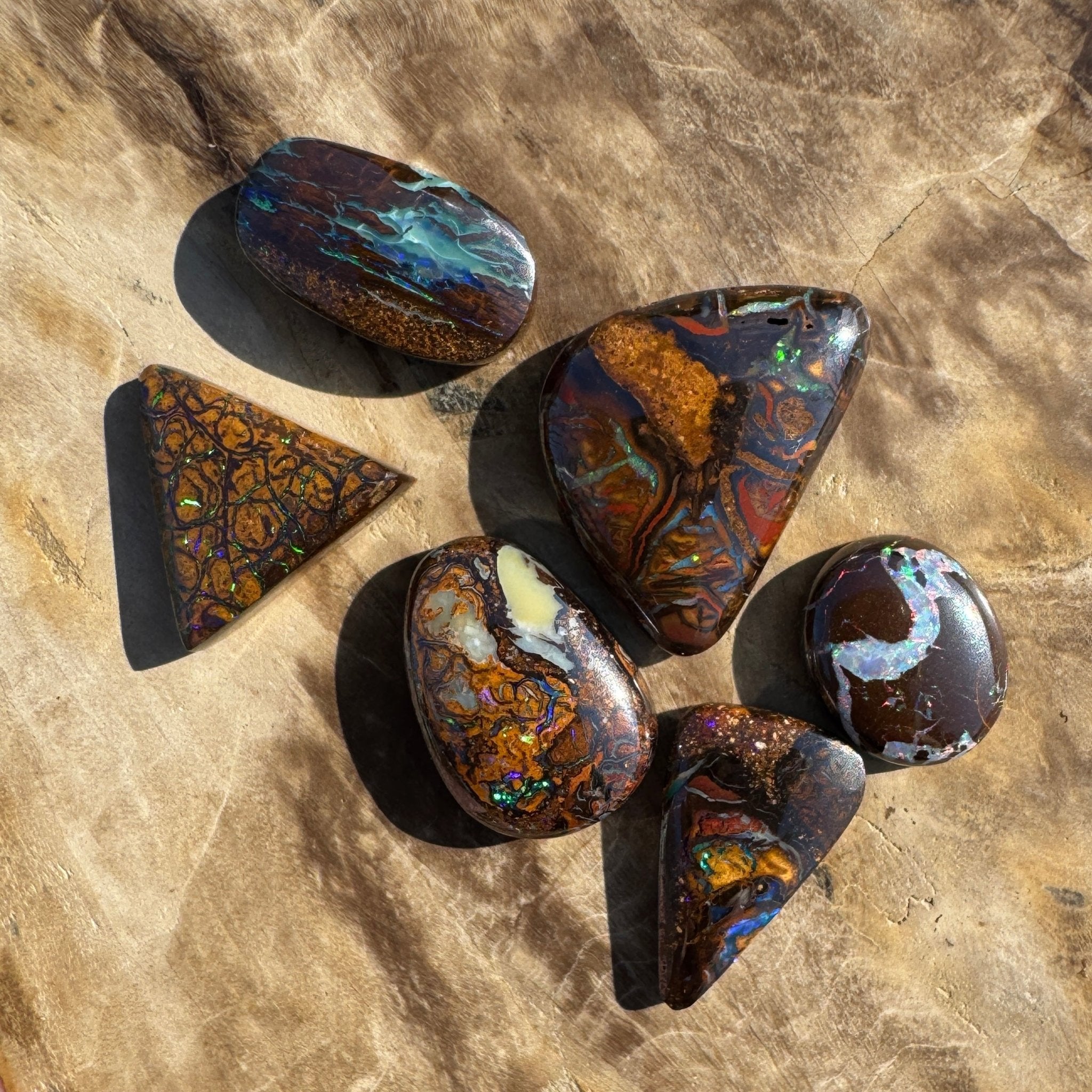 33.7ct Queensland Boulder Opal Parcel