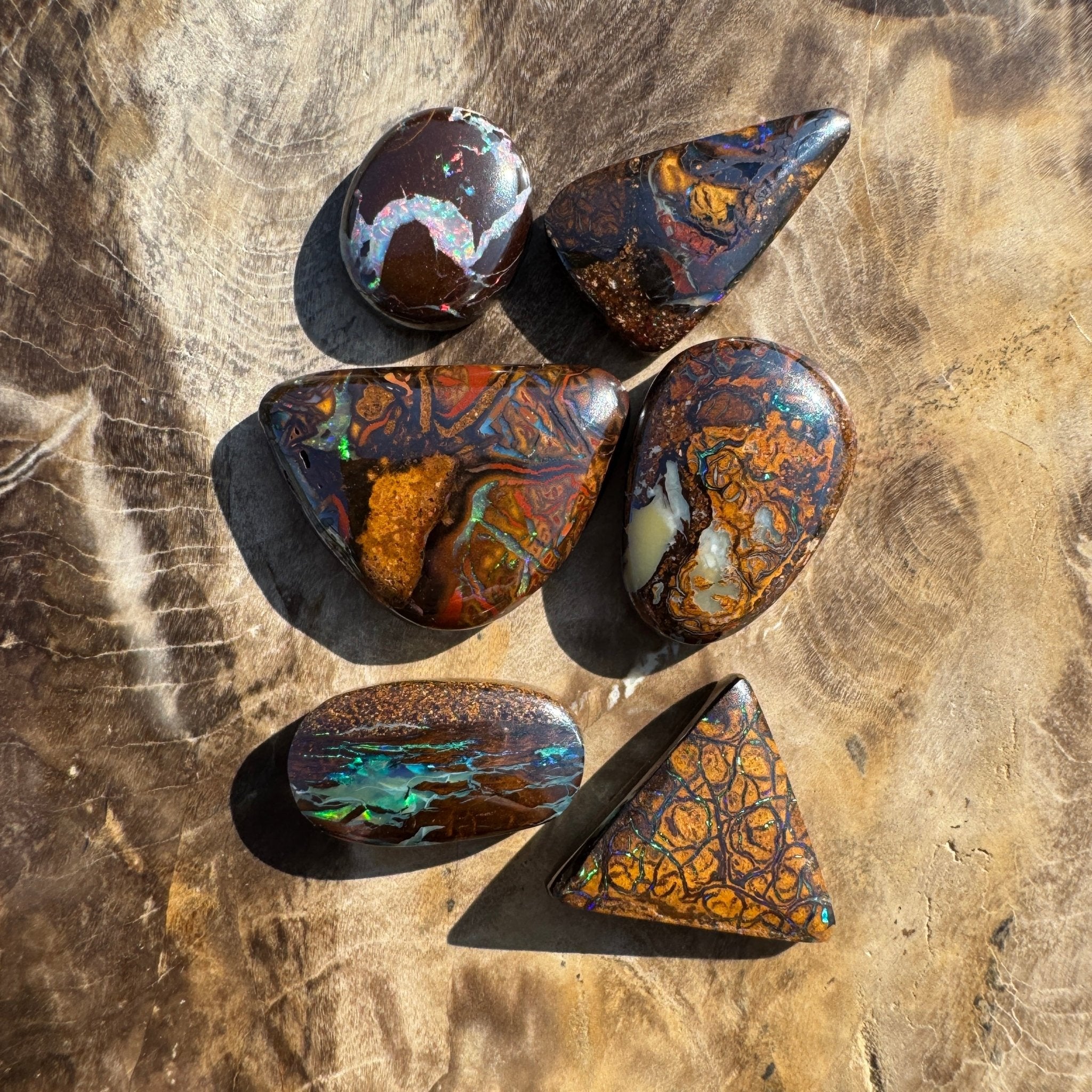 33.7ct Queensland Boulder Opal Parcel