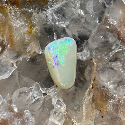 Coober Pedy Crystal Opal 1.4carat Solid Hand-Cut Luxury - Iona Opal Australia