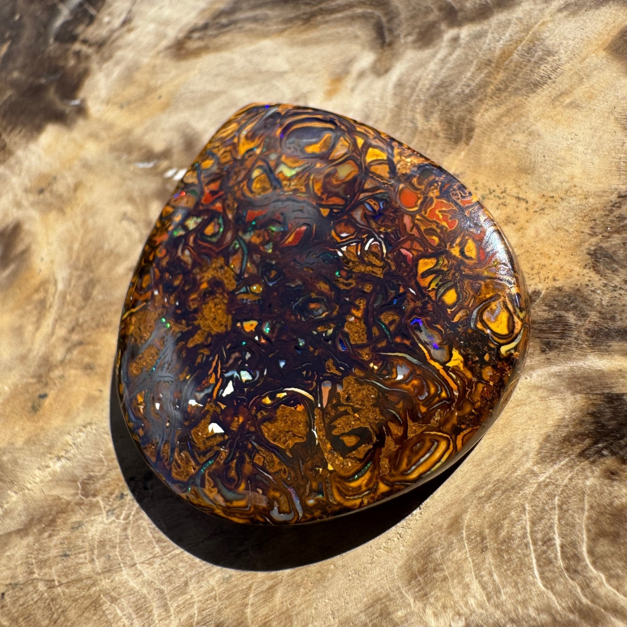34ct Winton Queensland Boulder Opal | Solid Australian Opal | Hand-Cut