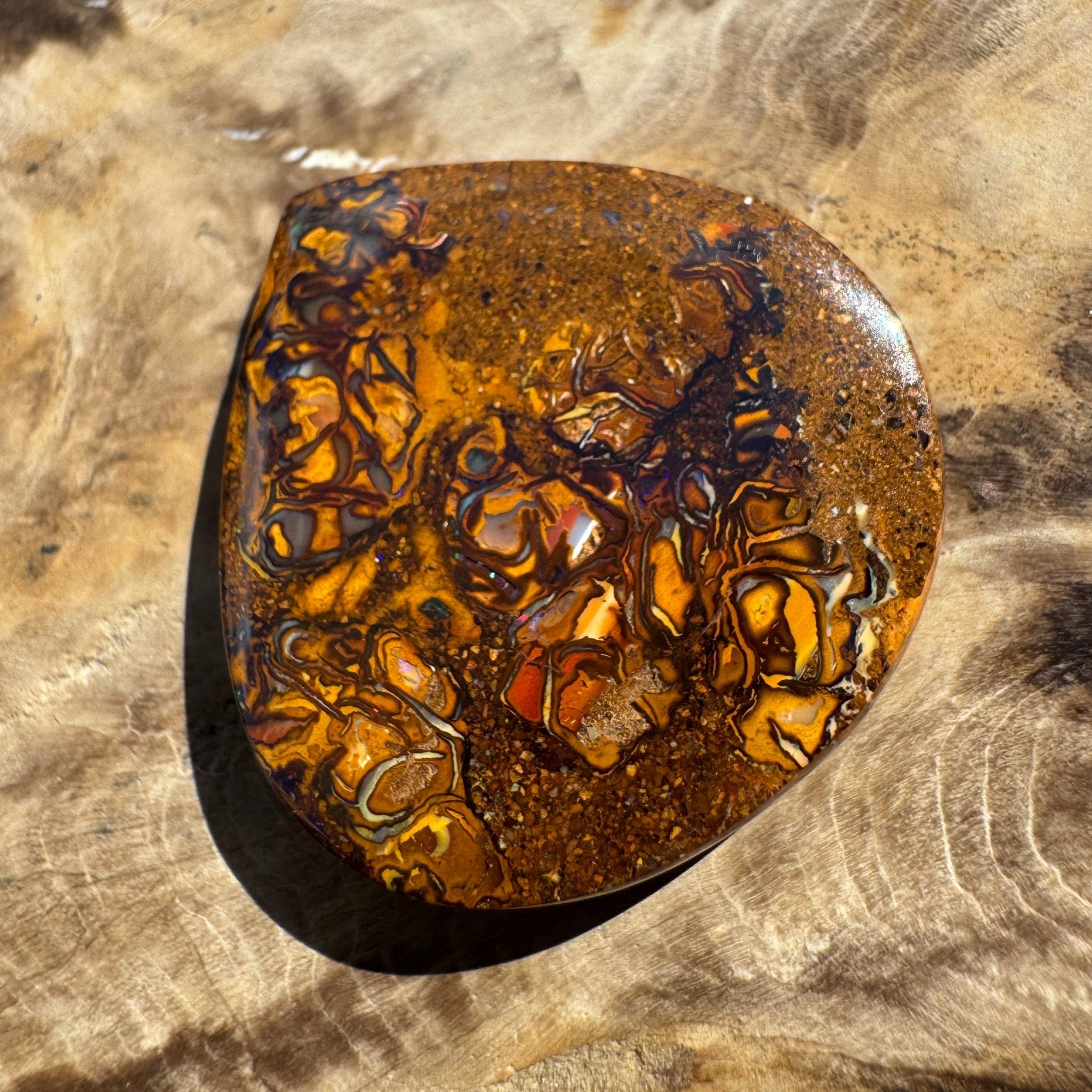 34ct Winton Queensland Boulder Opal | Solid Australian Opal | Hand-Cut