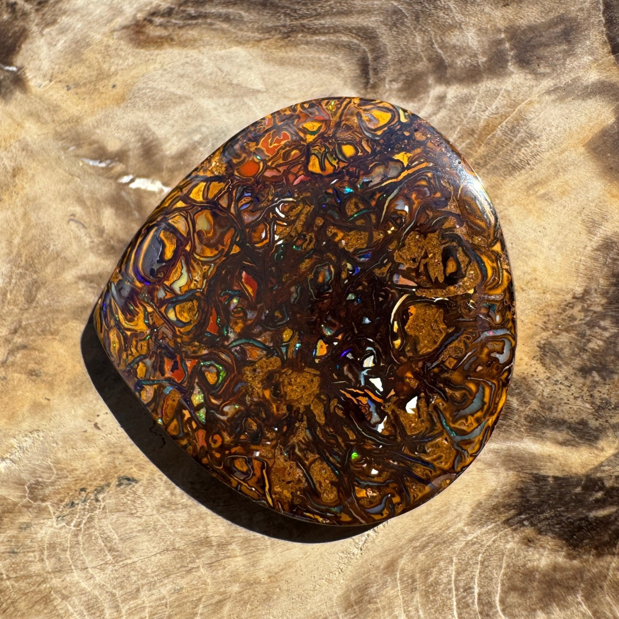 34ct Winton Queensland Boulder Opal | Solid Australian Opal | Hand-Cut