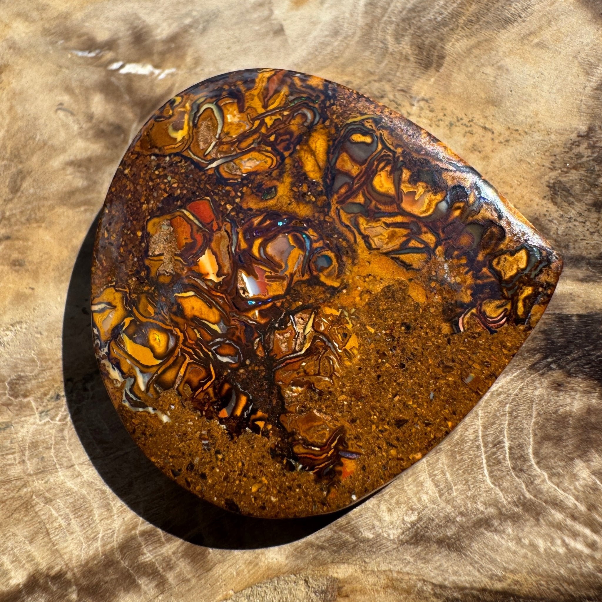 34ct Winton Queensland Boulder Opal | Solid Australian Opal | Hand-Cut