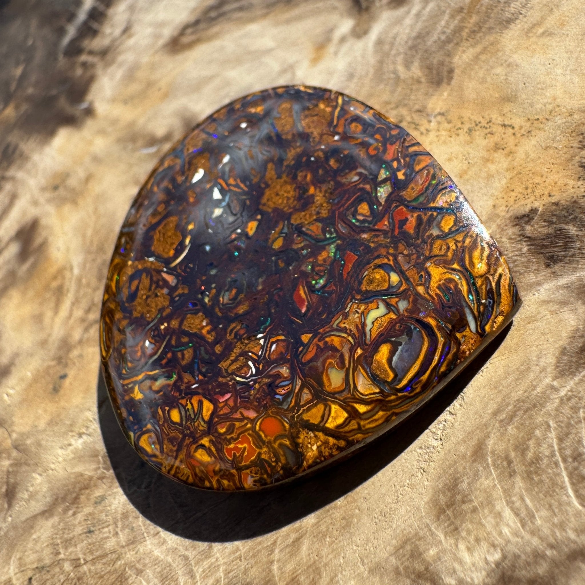 34ct Winton Queensland Boulder Opal | Solid Australian Opal | Hand-Cut