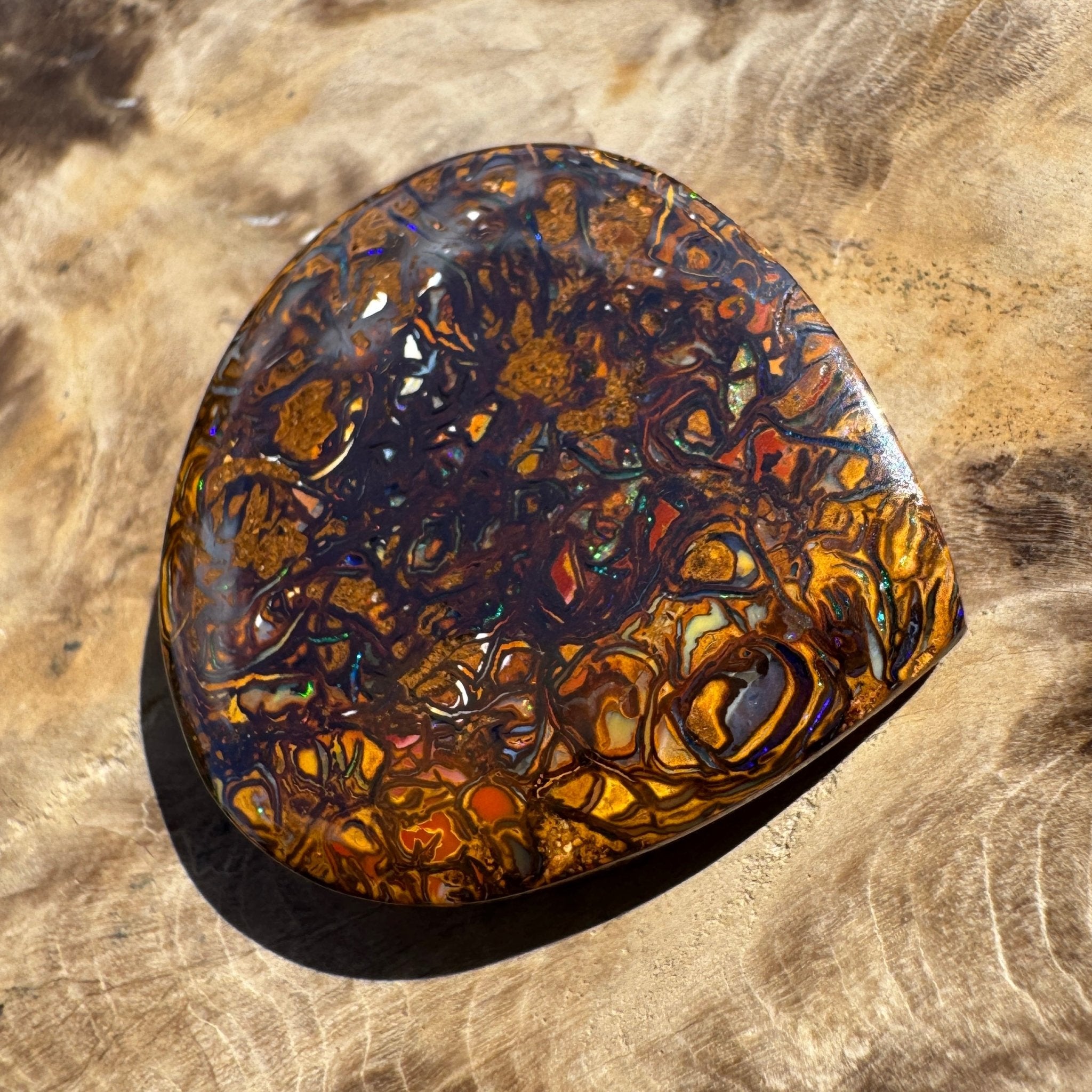 34ct Winton Queensland Boulder Opal | Solid Australian Opal | Hand-Cut