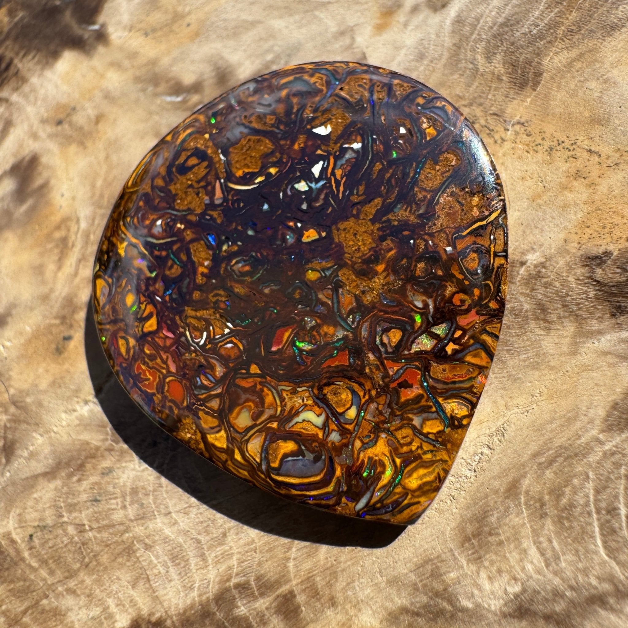 34ct Winton Queensland Boulder Opal | Solid Australian Opal | Hand-Cut