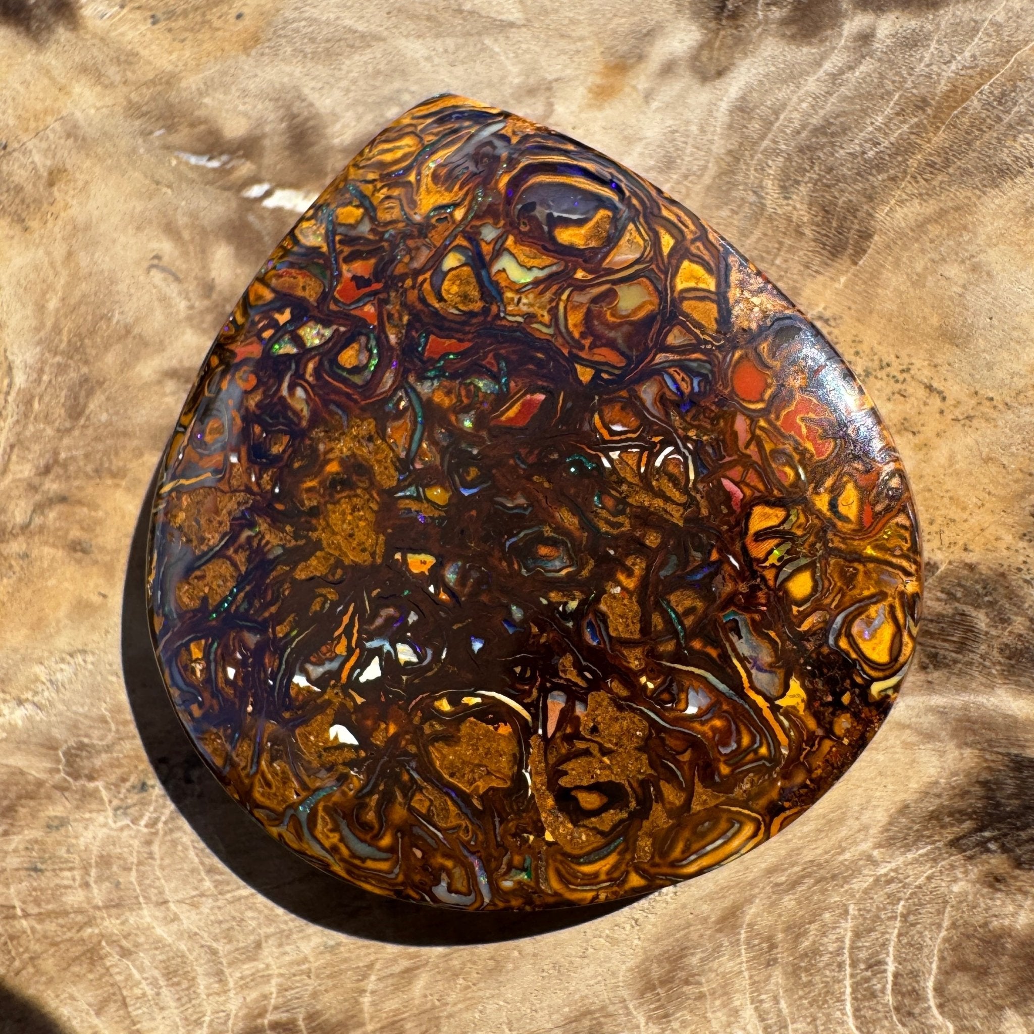 34ct Winton Queensland Boulder Opal | Solid Australian Opal | Hand-Cut