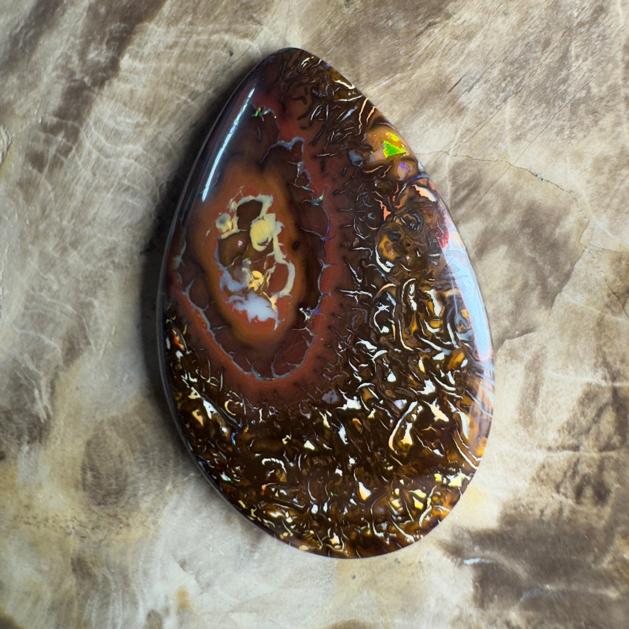 35.6ct Solid Queensland Boulder Opal