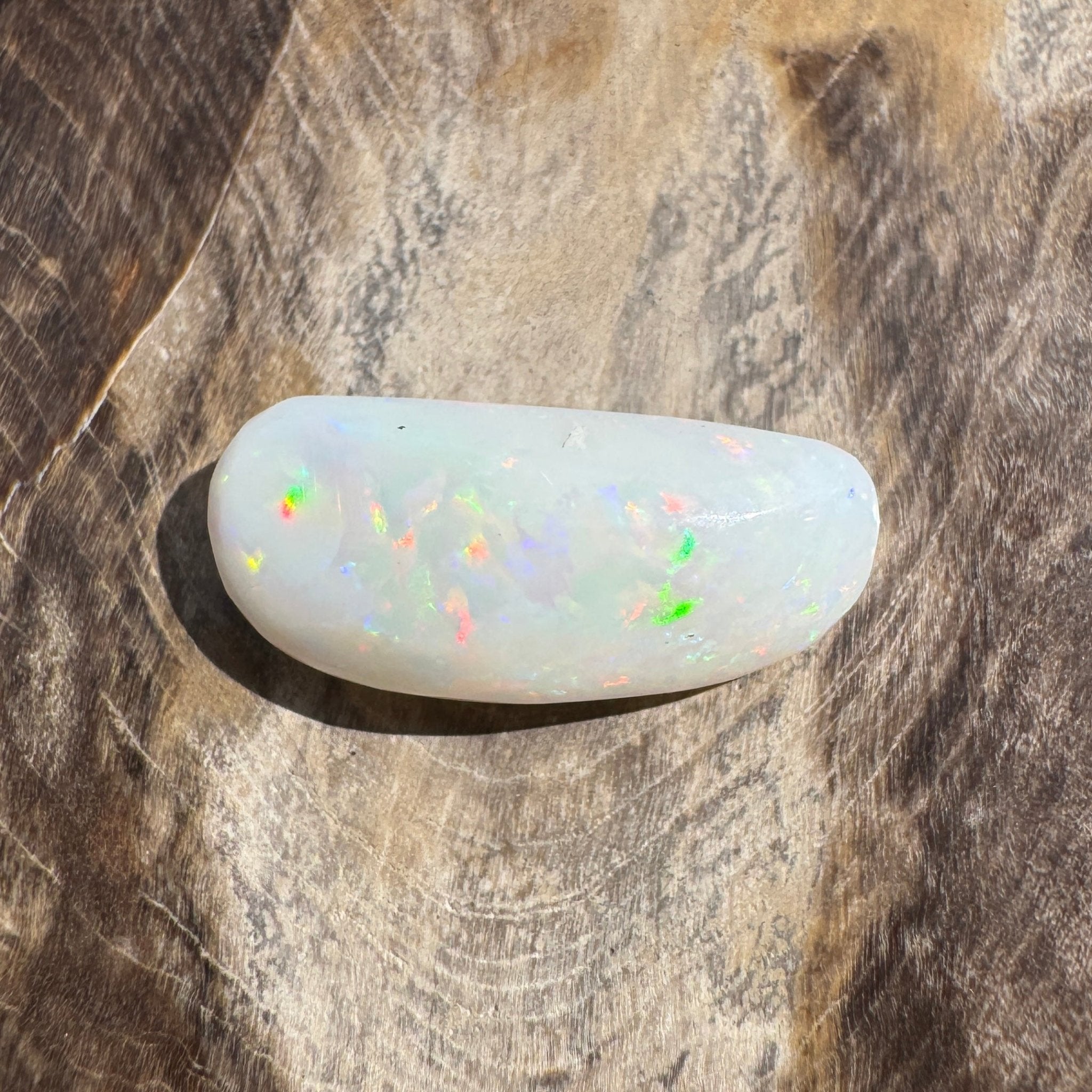 3.7ct Coober Pedy Freeform Opal | Solid Australian Opal | Hand-Cut
