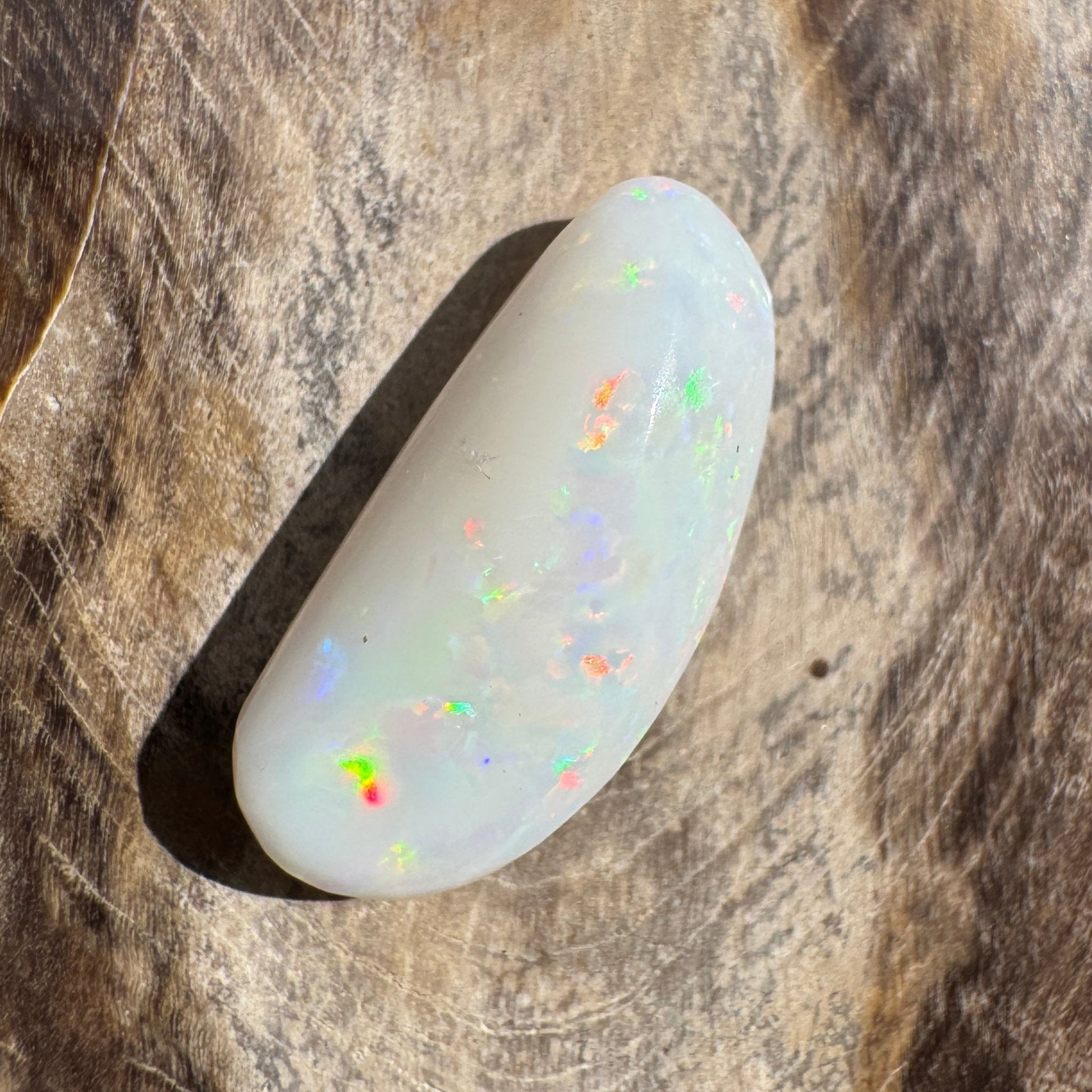 3.7ct Coober Pedy Freeform Opal | Solid Australian Opal | Hand-Cut