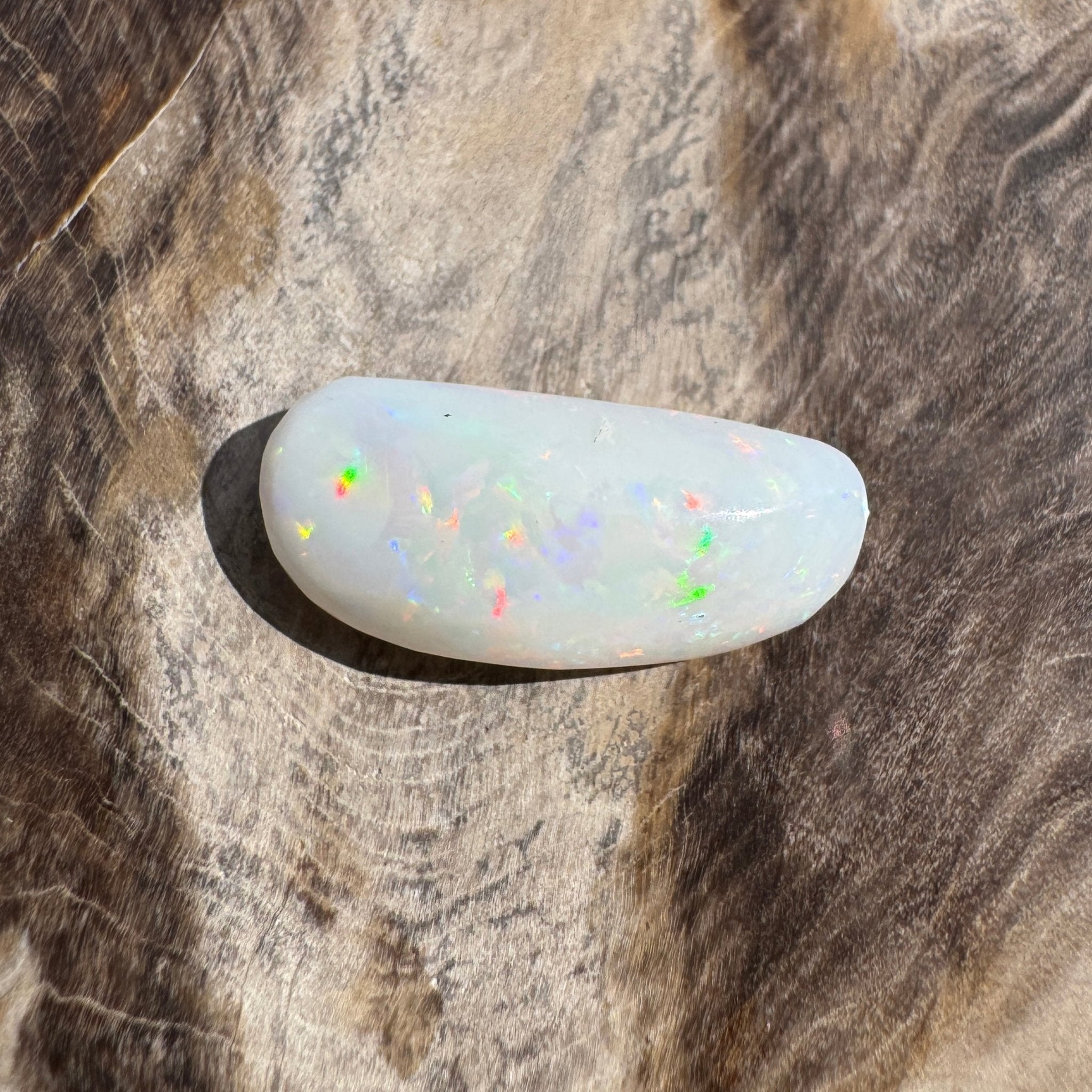 3.7ct Coober Pedy Freeform Opal | Solid Australian Opal | Hand-Cut