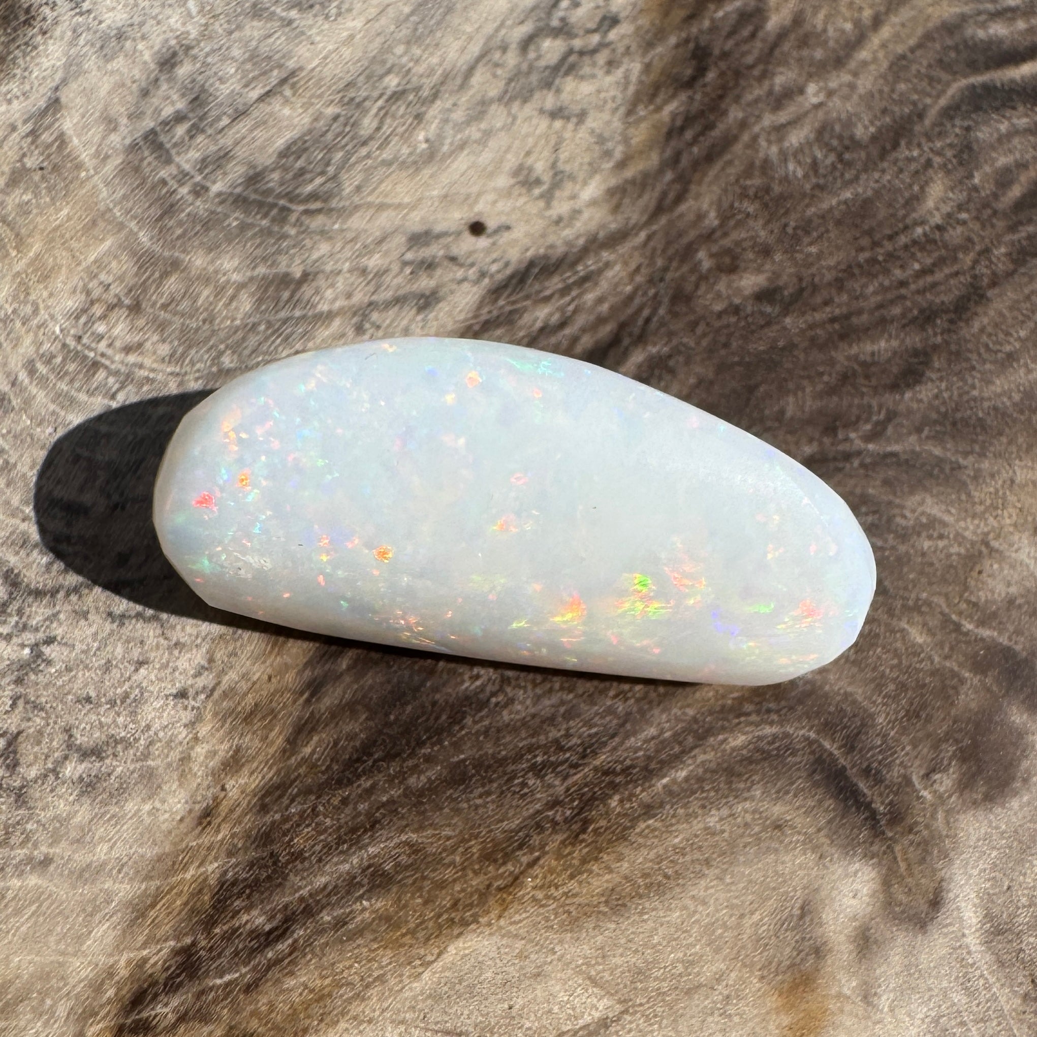 3.7ct Coober Pedy Freeform Opal | Solid Australian Opal | Hand-Cut