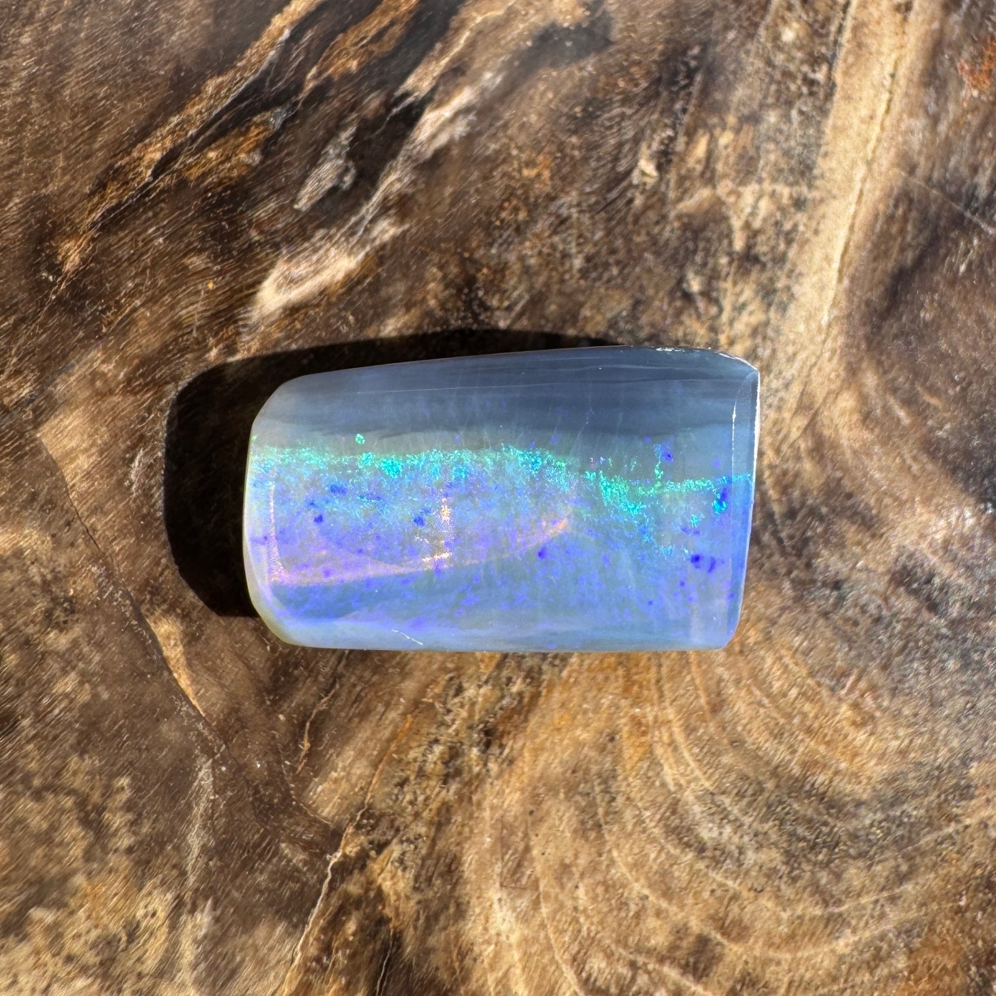 3.7ct Lightning Ridge Freeform Opal | Solid Australian Opal | Hand-Cut