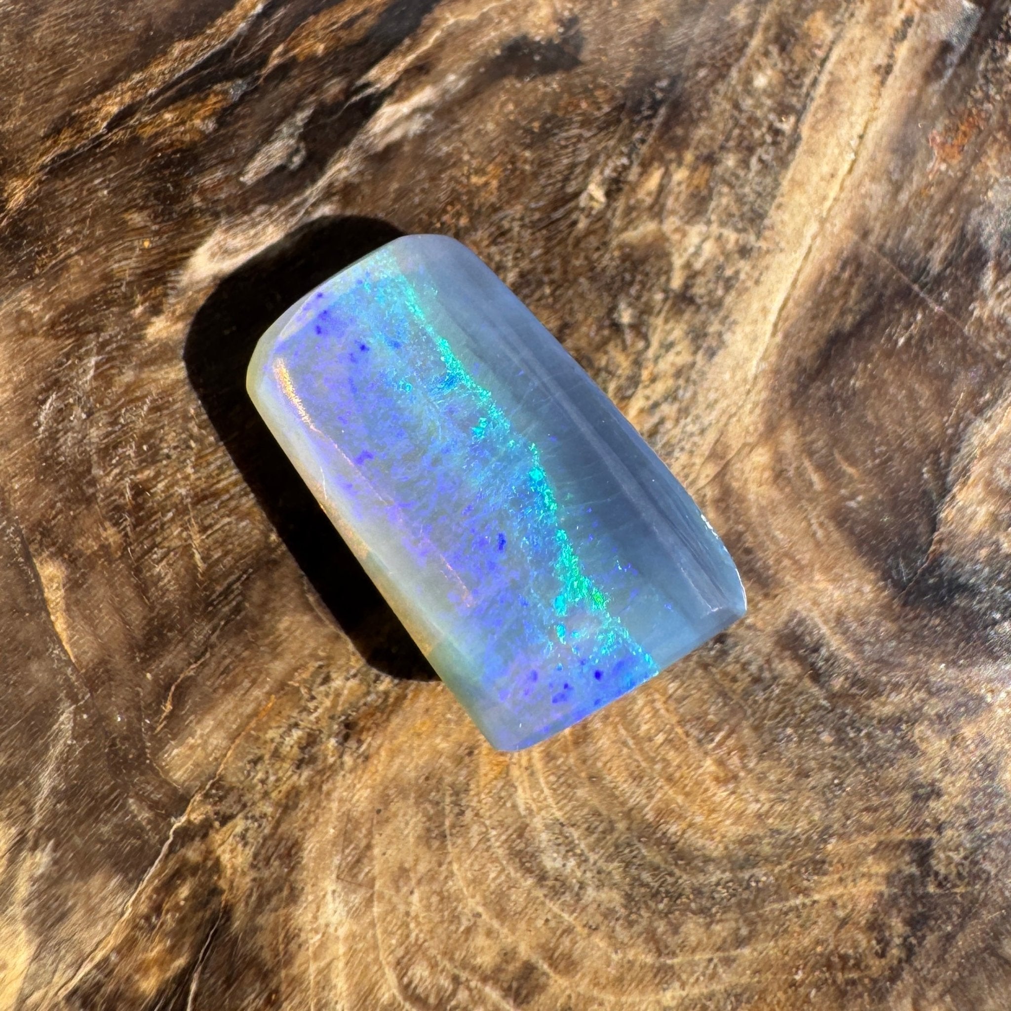 3.7ct Lightning Ridge Freeform Opal | Solid Australian Opal | Hand-Cut