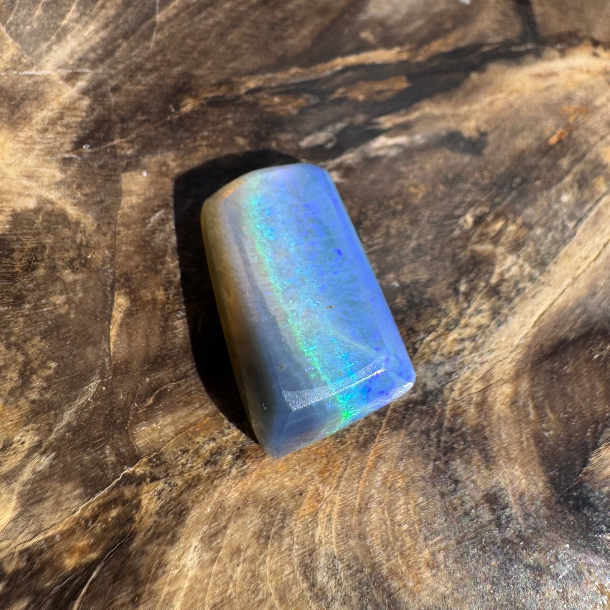 3.7ct Lightning Ridge Freeform Opal | Solid Australian Opal | Hand-Cut