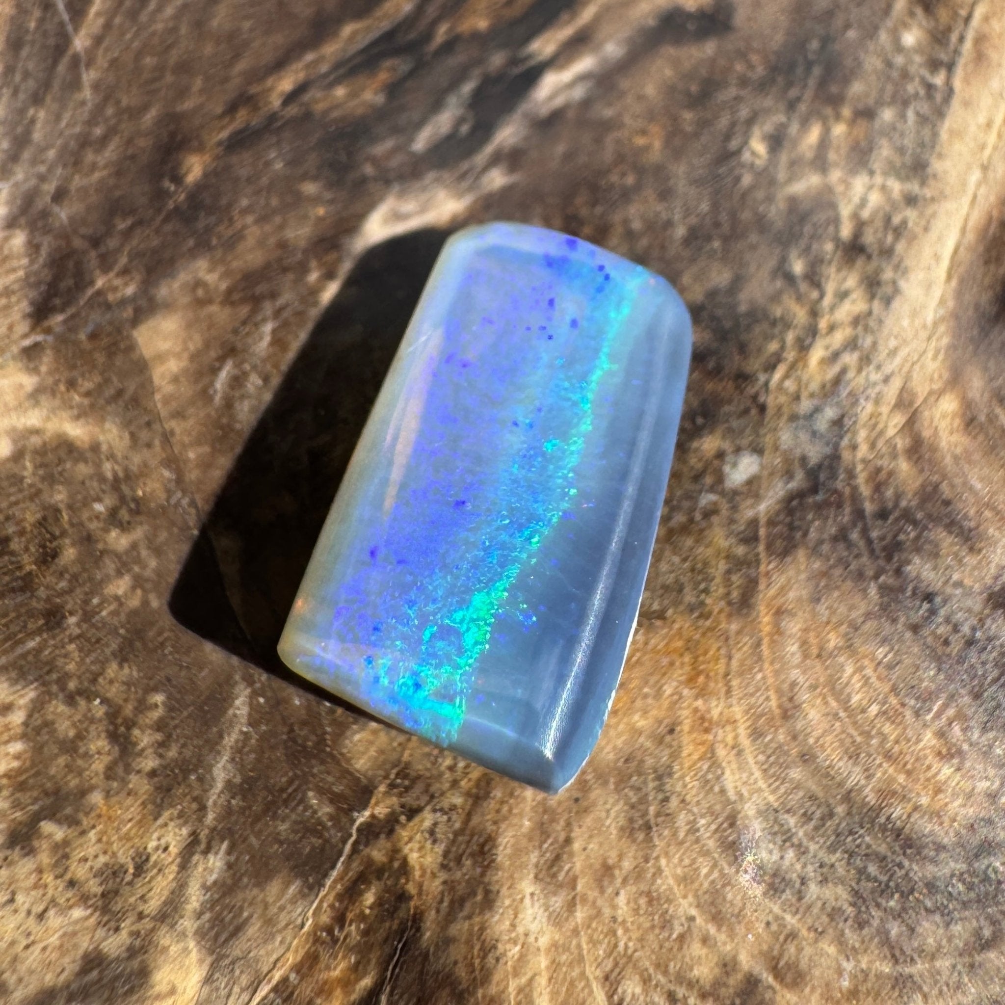 3.7ct Lightning Ridge Freeform Opal | Solid Australian Opal | Hand-Cut