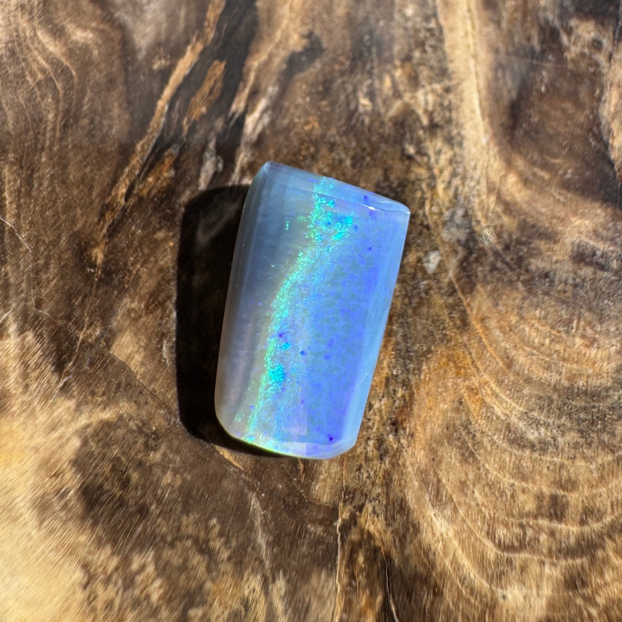 3.7ct Lightning Ridge Freeform Opal | Solid Australian Opal | Hand-Cut