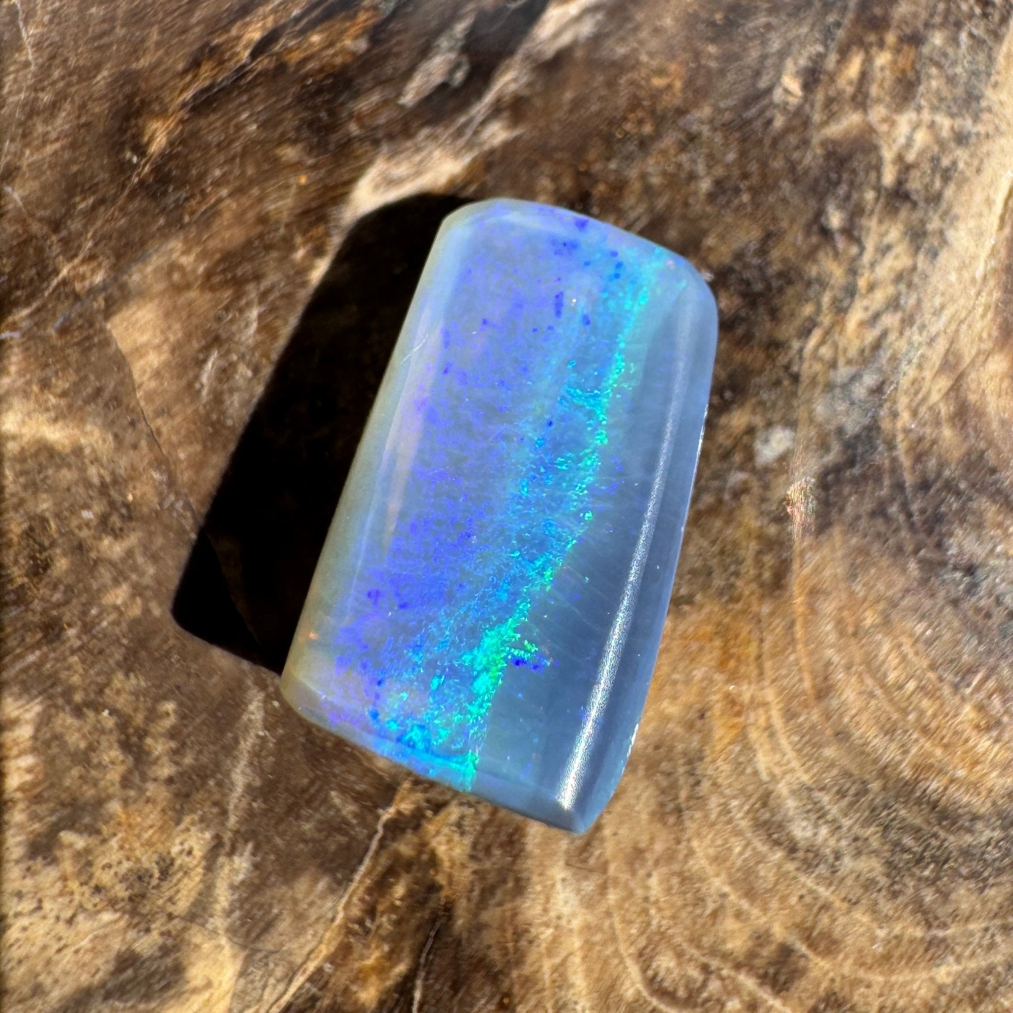 3.7ct Lightning Ridge Freeform Opal | Solid Australian Opal | Hand-Cut