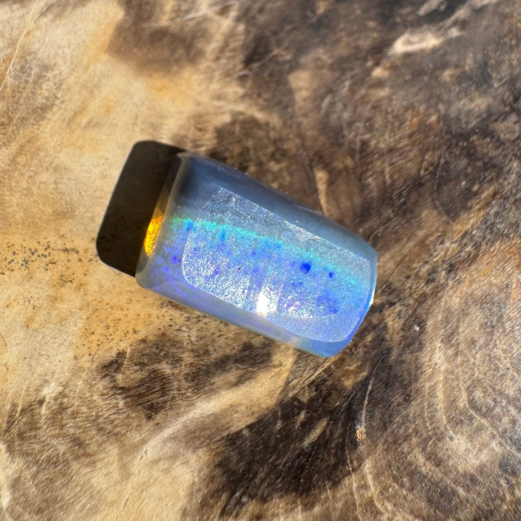 3.7ct Lightning Ridge Freeform Opal | Solid Australian Opal | Hand-Cut