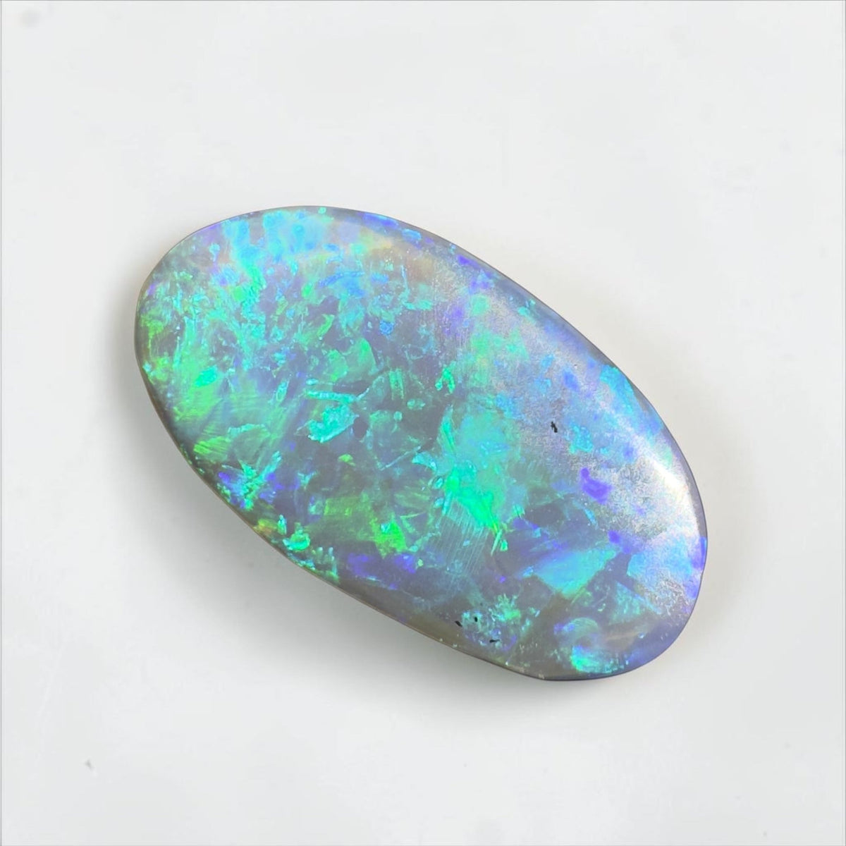 3.7ct Lightning Ridge Semi Black Opal | Solid Australian Opal | Hand-Cut