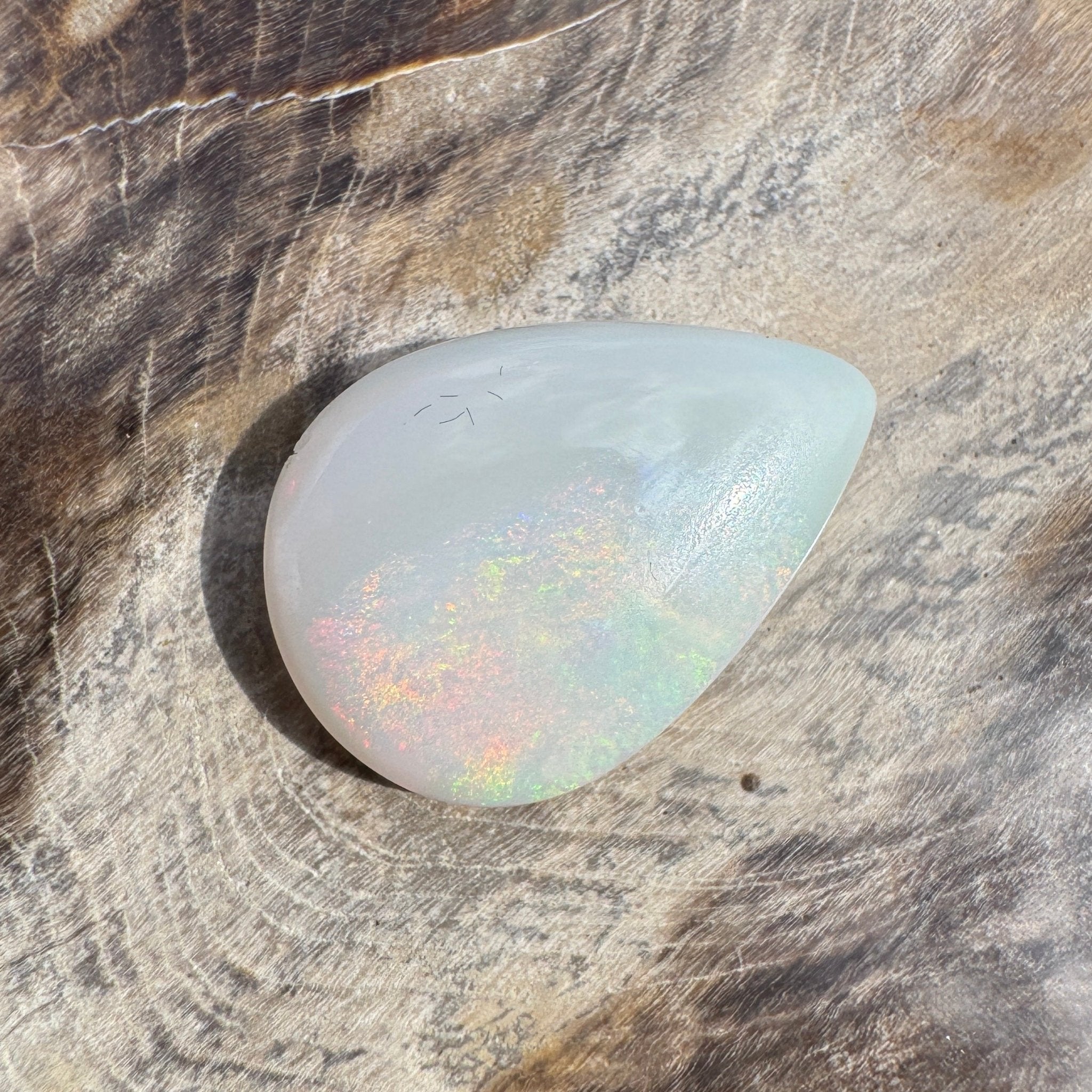 3.8ct Coober Pedy Freeform Opal | Solid Australian Opal | Hand-Cut