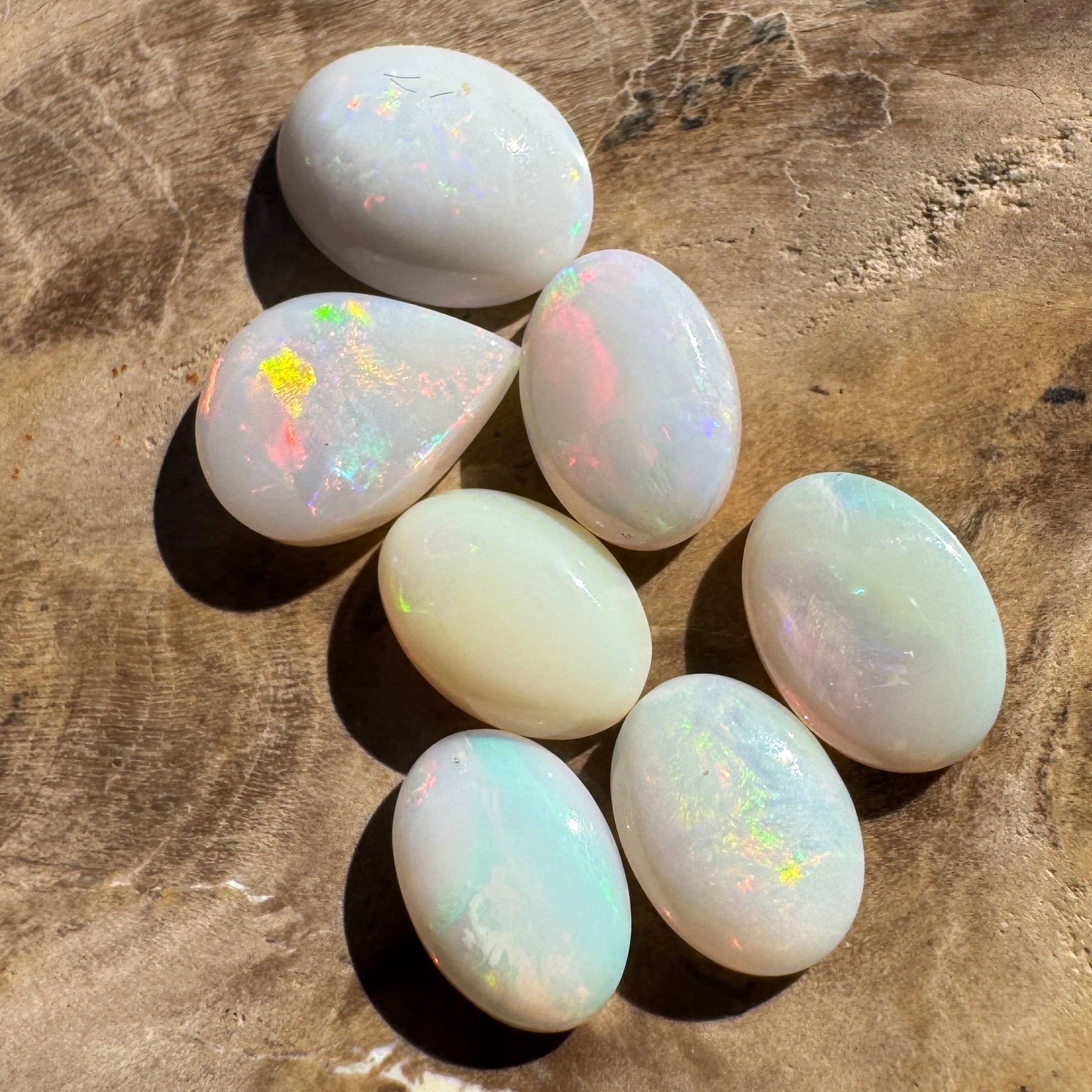 3.8ct Coober Pedy Opal Parcel | Solid Australian Opal | Hand-Cut