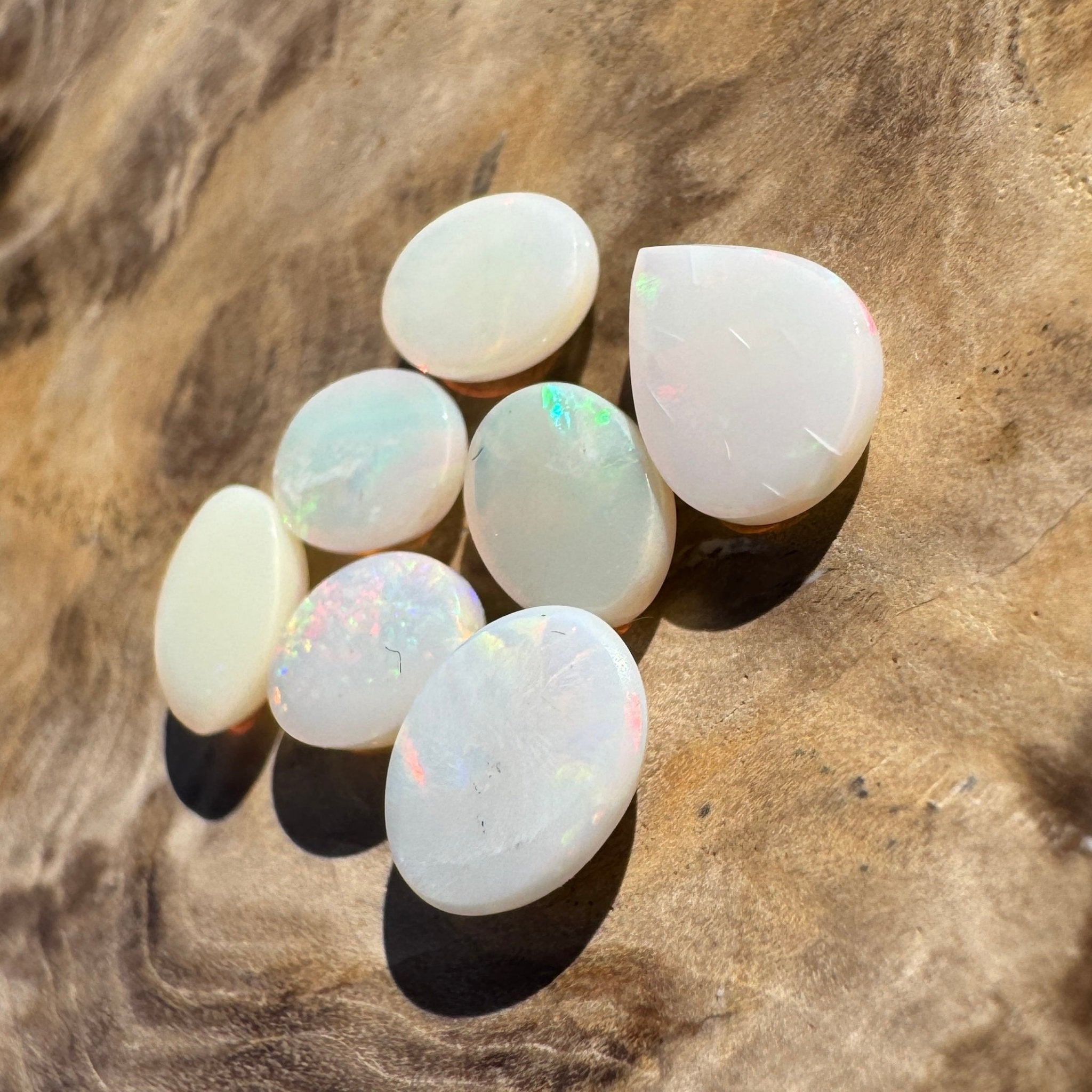 3.8ct Coober Pedy Opal Parcel | Solid Australian Opal | Hand-Cut